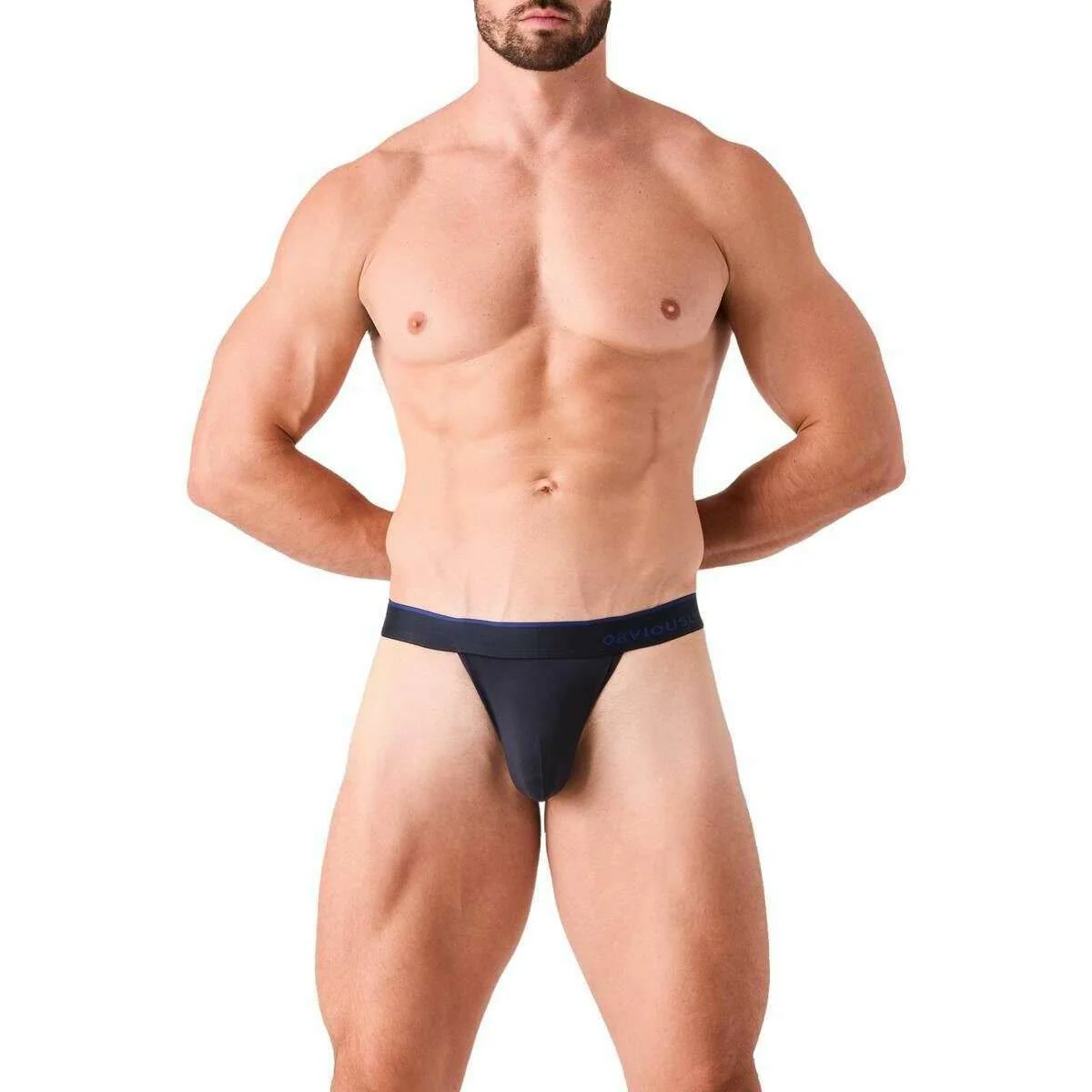 Obviously PrimeMan Bikini Brief - Charcoal Black - Image 4