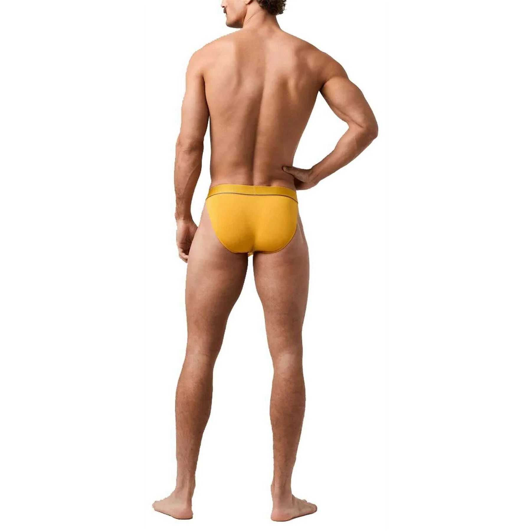 Obviously PrimeMan Bikini Brief - Gold - Image 2