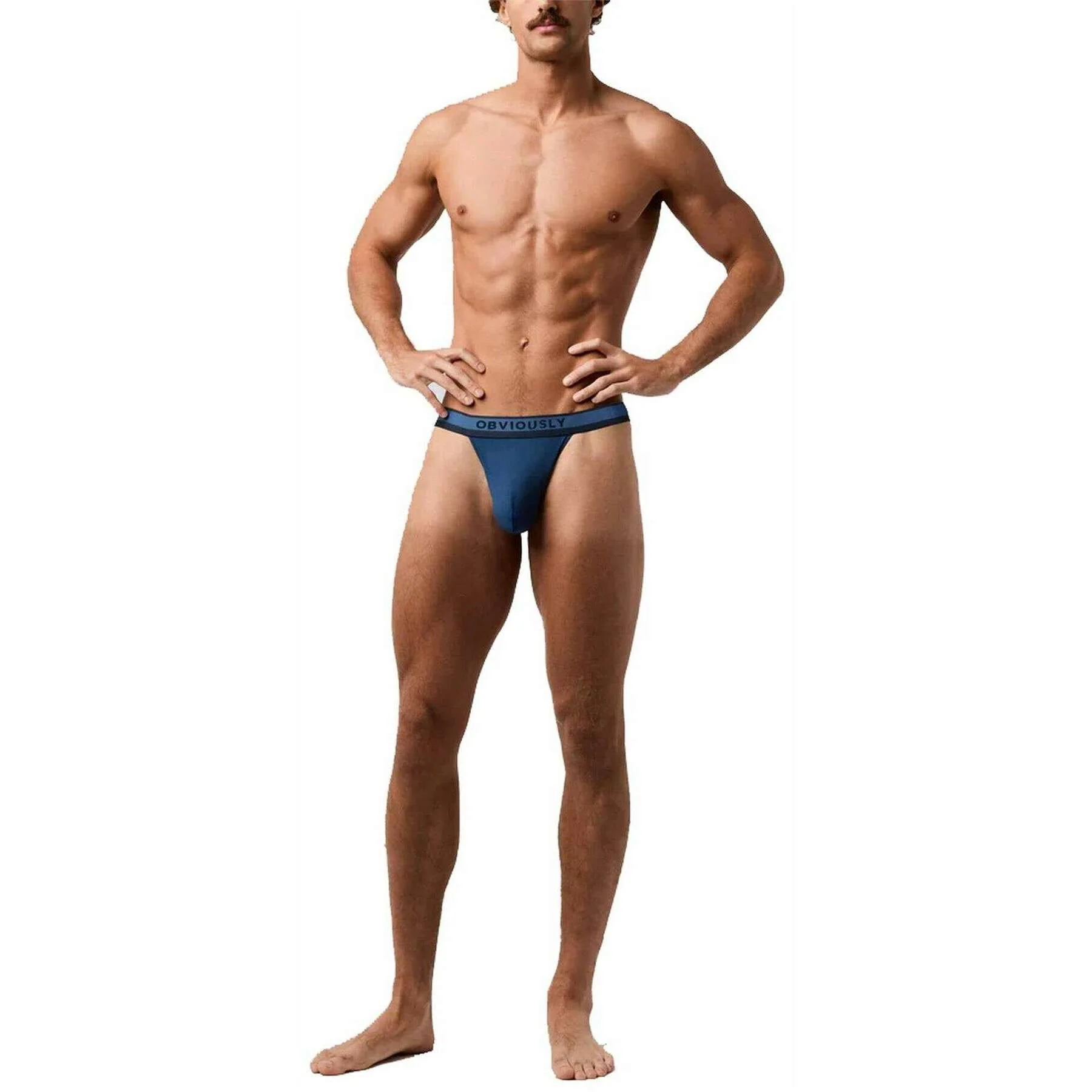 Obviously PrimeMan Bikini Brief - Titan Blue