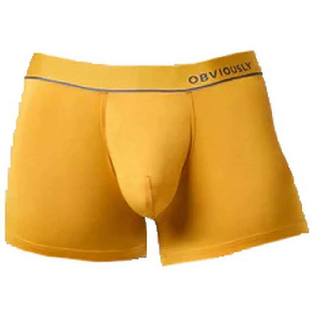 Obviously PrimeMan Boxer Brief 3inch Leg - Gold