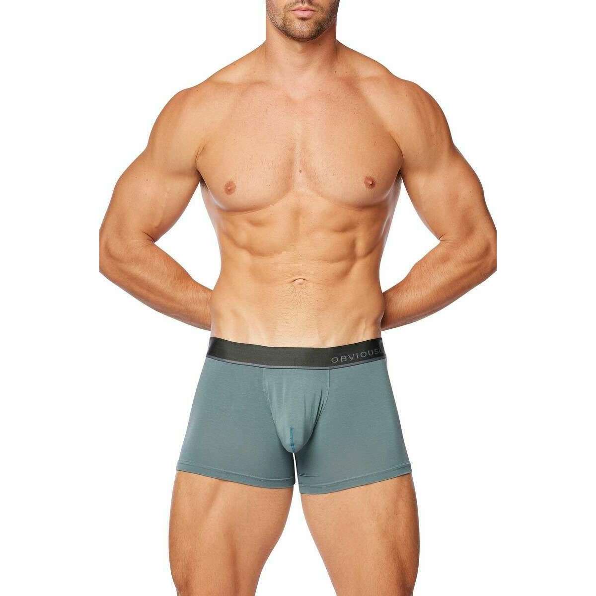Obviously PrimeMan Boxer Brief 3inch Leg - Slate Grey - Image 4