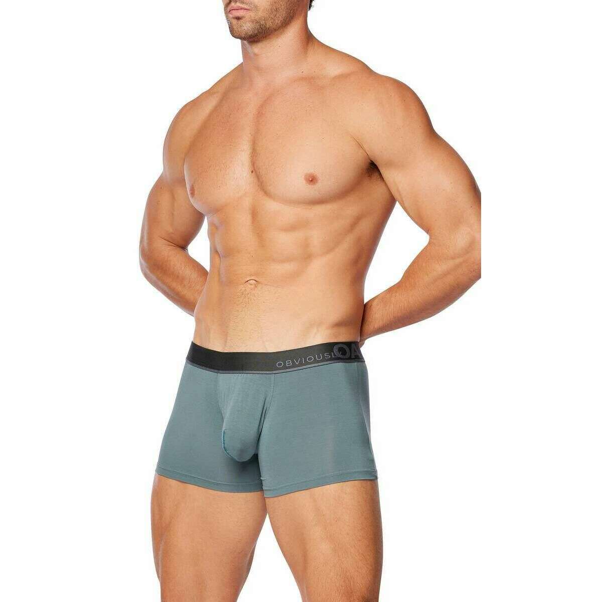 Obviously PrimeMan Boxer Brief 3inch Leg - Slate Grey - Image 6