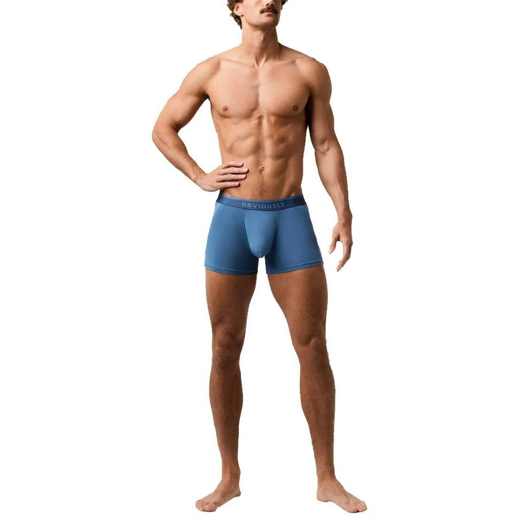Obviously PrimeMan Boxer Brief 3inch Leg - Stellar Blue - Image 3
