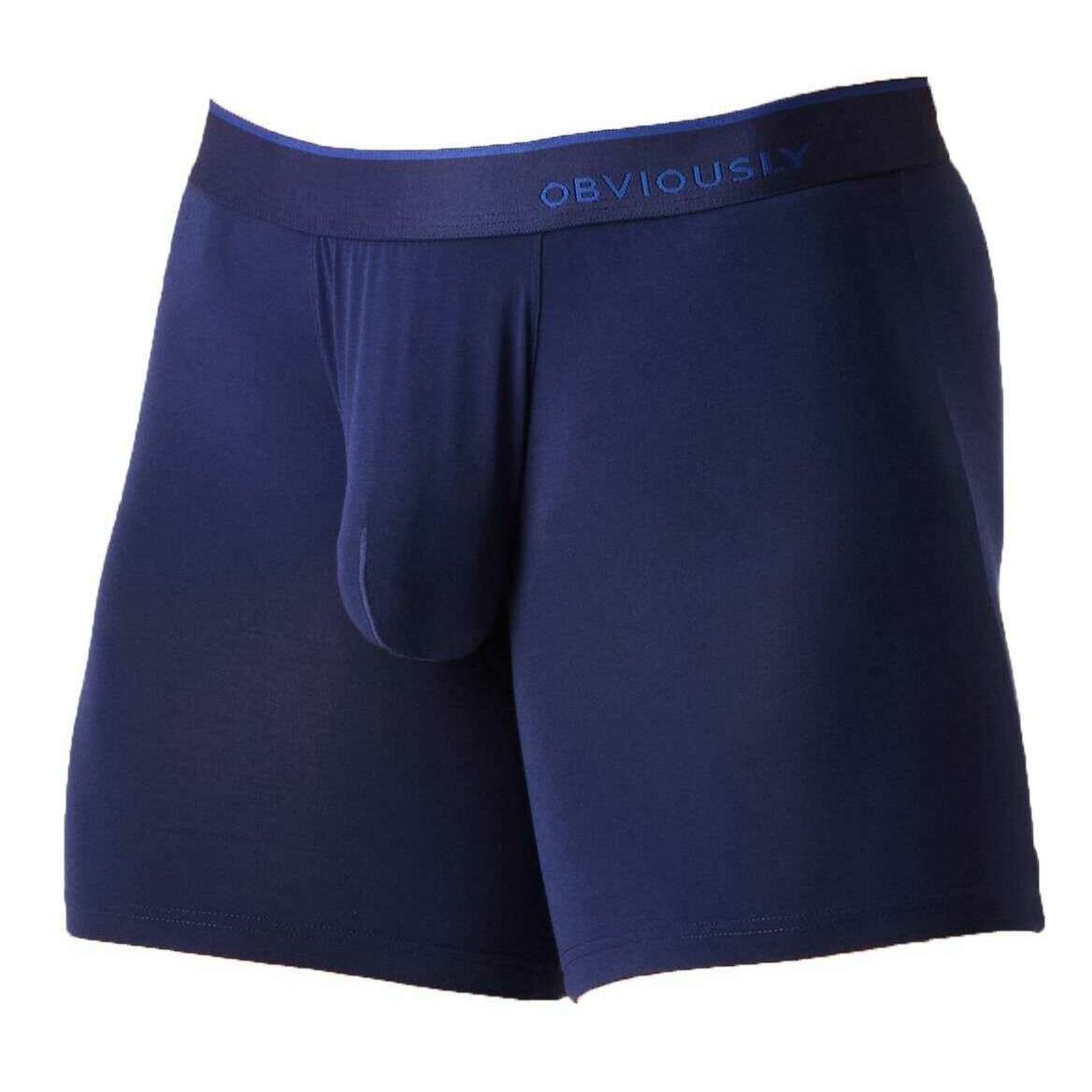 Obviously PrimeMan Boxer Brief 6inch Leg - Abyss Navy - Image 3