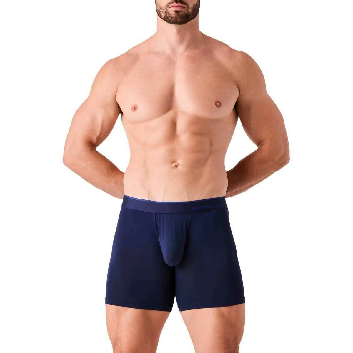 Obviously PrimeMan Boxer Brief 6inch Leg - Abyss Navy - Image 4