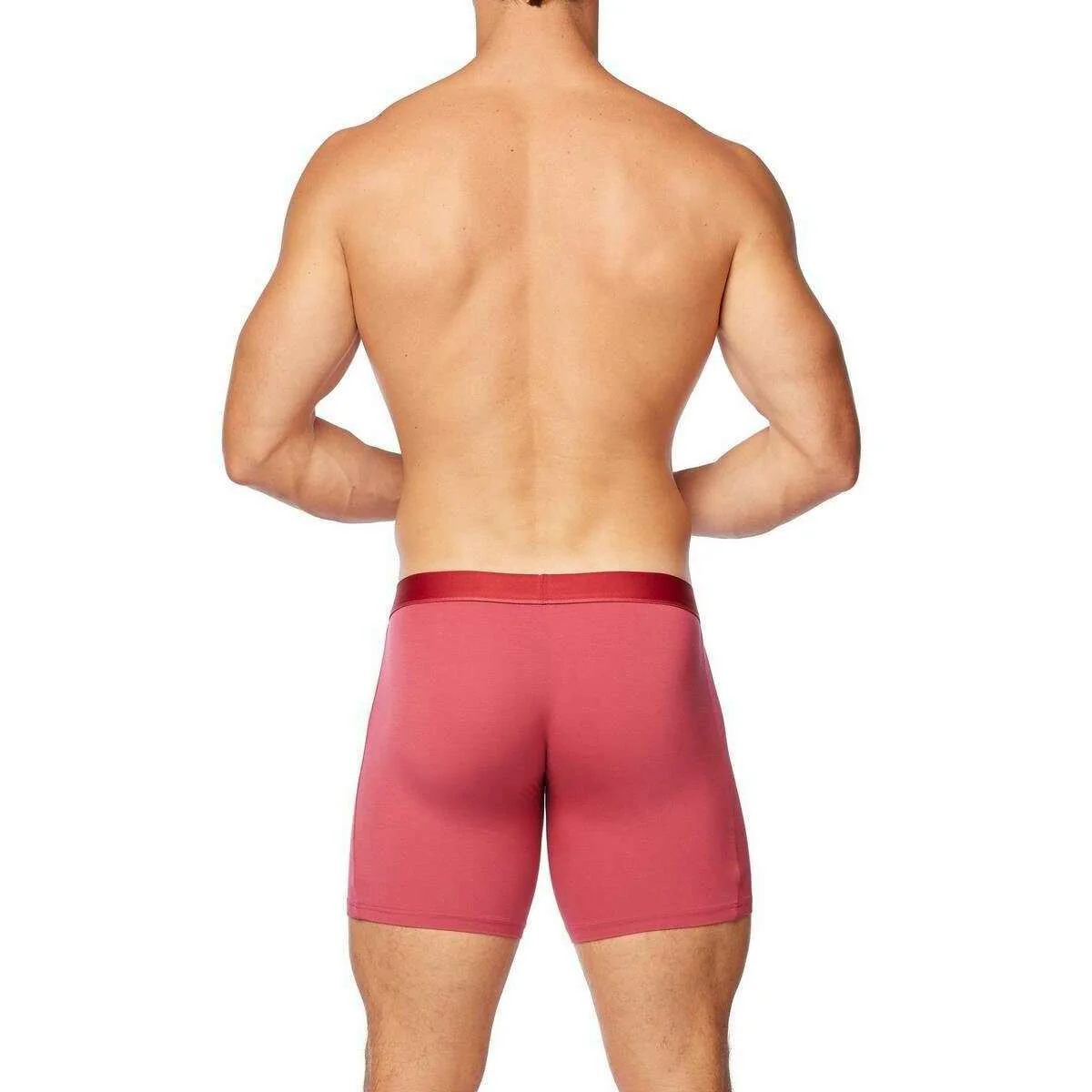 Obviously PrimeMan Boxer Brief 6inch Leg - Brick Red - Image 5