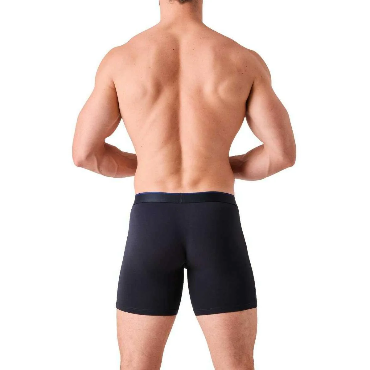 Obviously PrimeMan Boxer Brief 6inch Leg  - Charcoal Black - Image 5