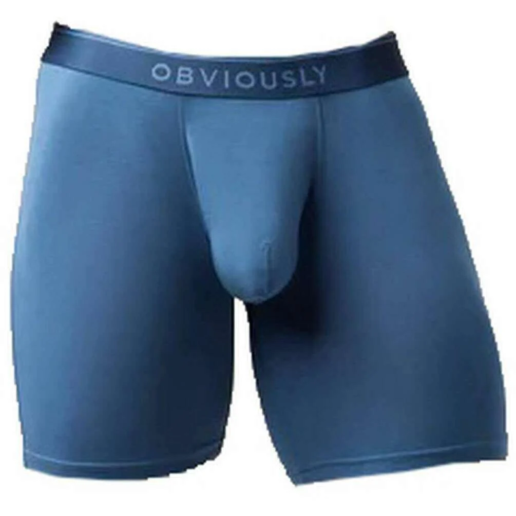 Obviously PrimeMan Boxer Brief 6inch Leg - Stellar Blue