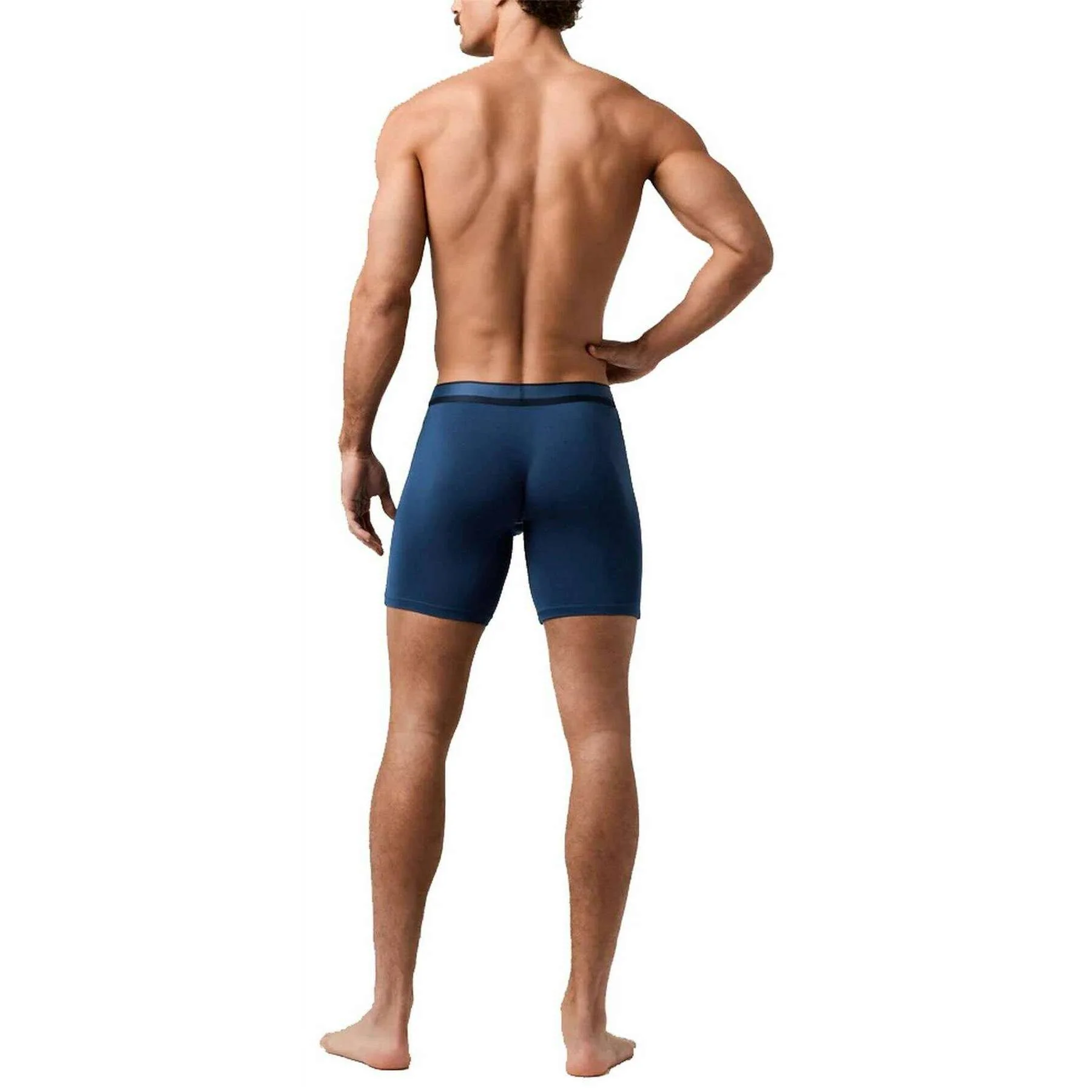 Obviously PrimeMan Boxer Brief 6inch Leg - Titan Blue - Image 2