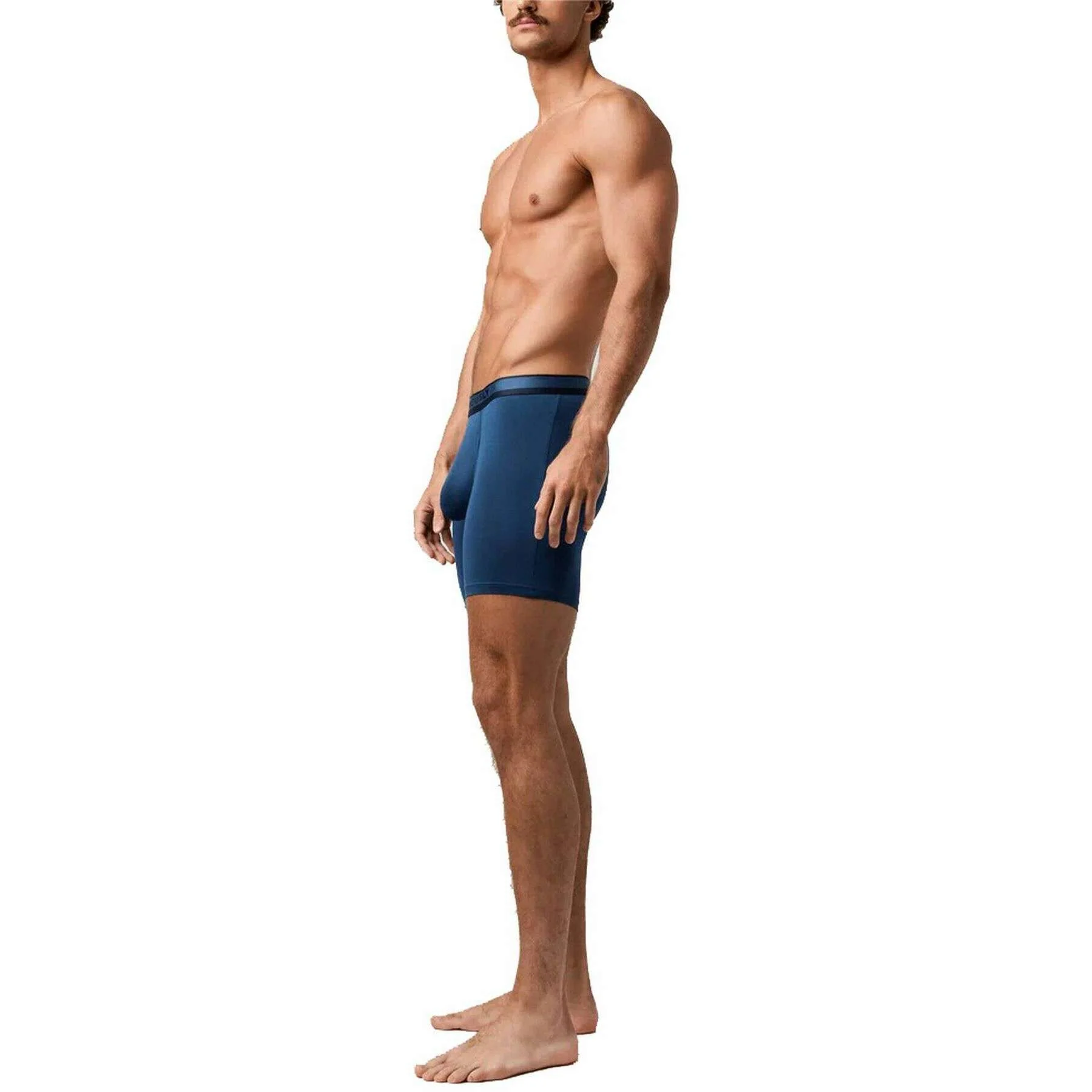 Obviously PrimeMan Boxer Brief 6inch Leg - Titan Blue - Image 3