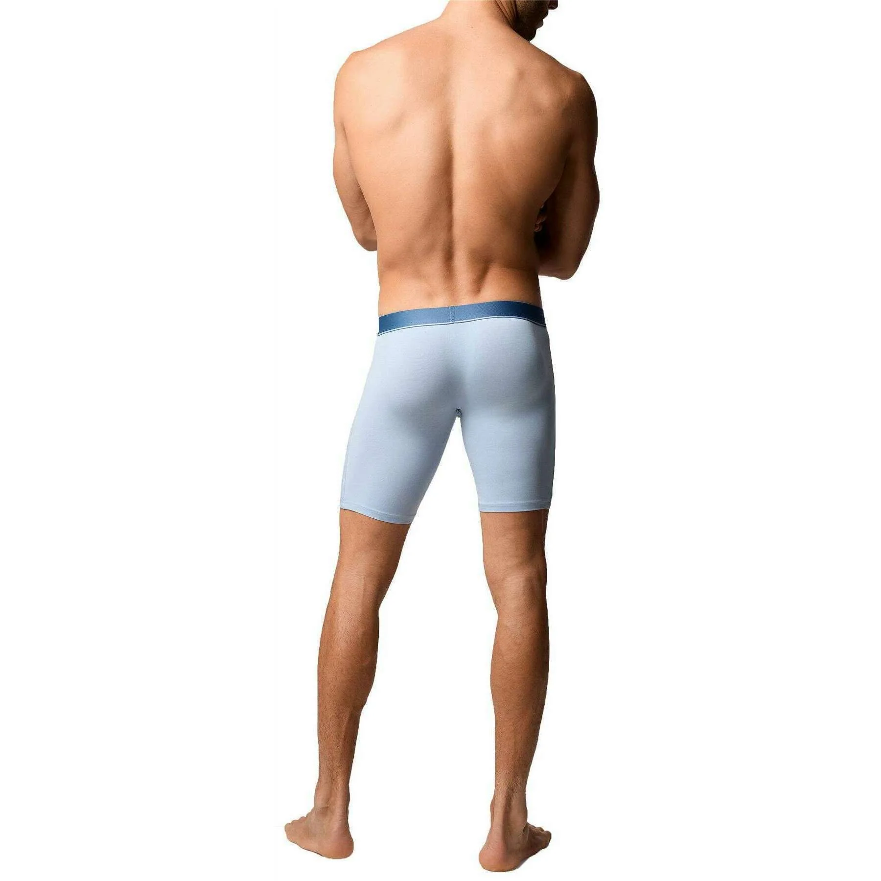 Obviously PrimeMan Boxer Brief 9inch Leg - Celestial Blue - Image 5