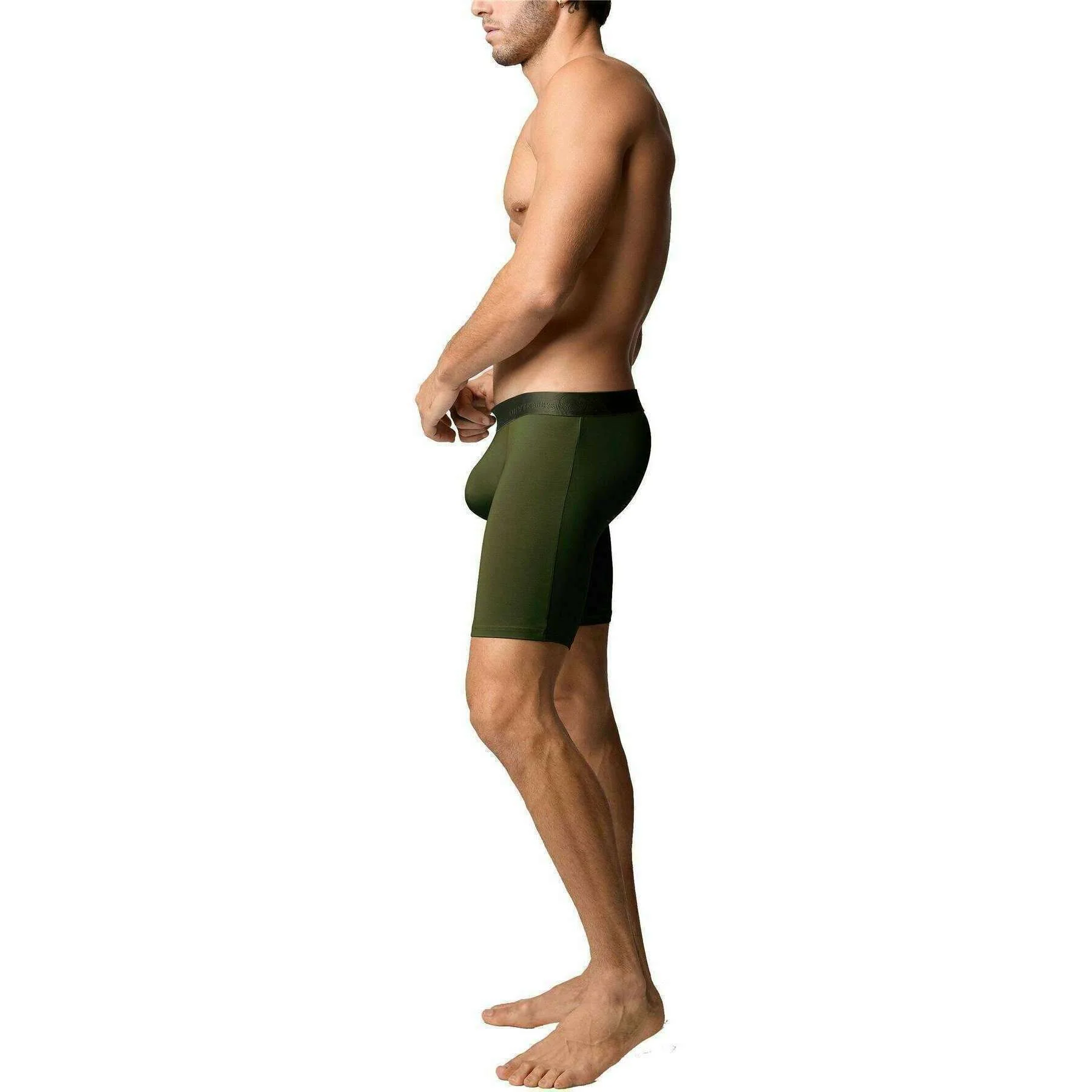 Obviously PrimeMan Boxer Brief 9inch Leg - Rifle Green - Image 6