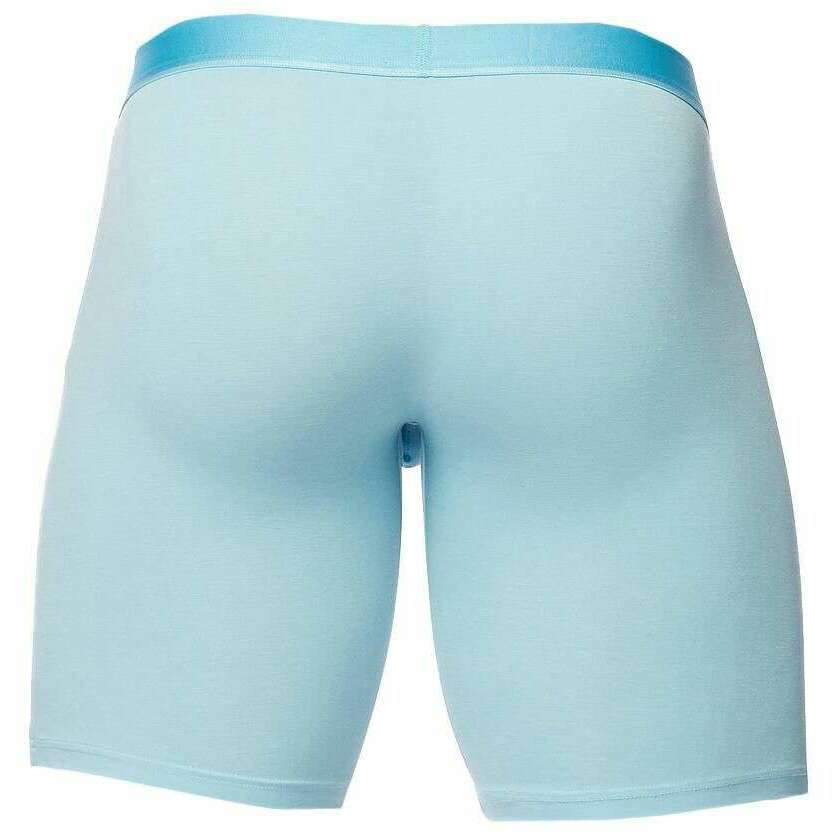 Obviously PrimeMan Boxer Brief 9inch Leg - Sky Blue - Image 2