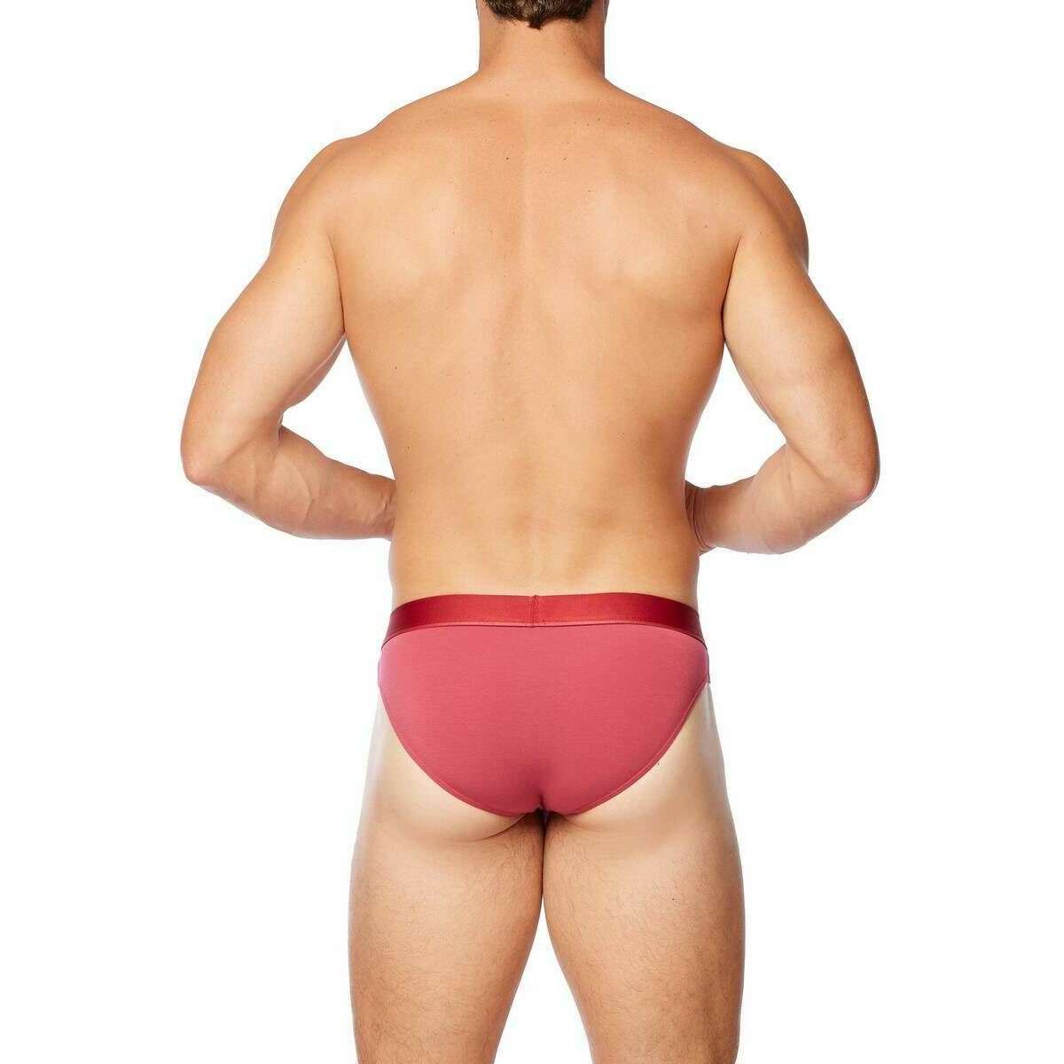 Obviously PrimeMan Hipster Brief - Brick Red - Image 5