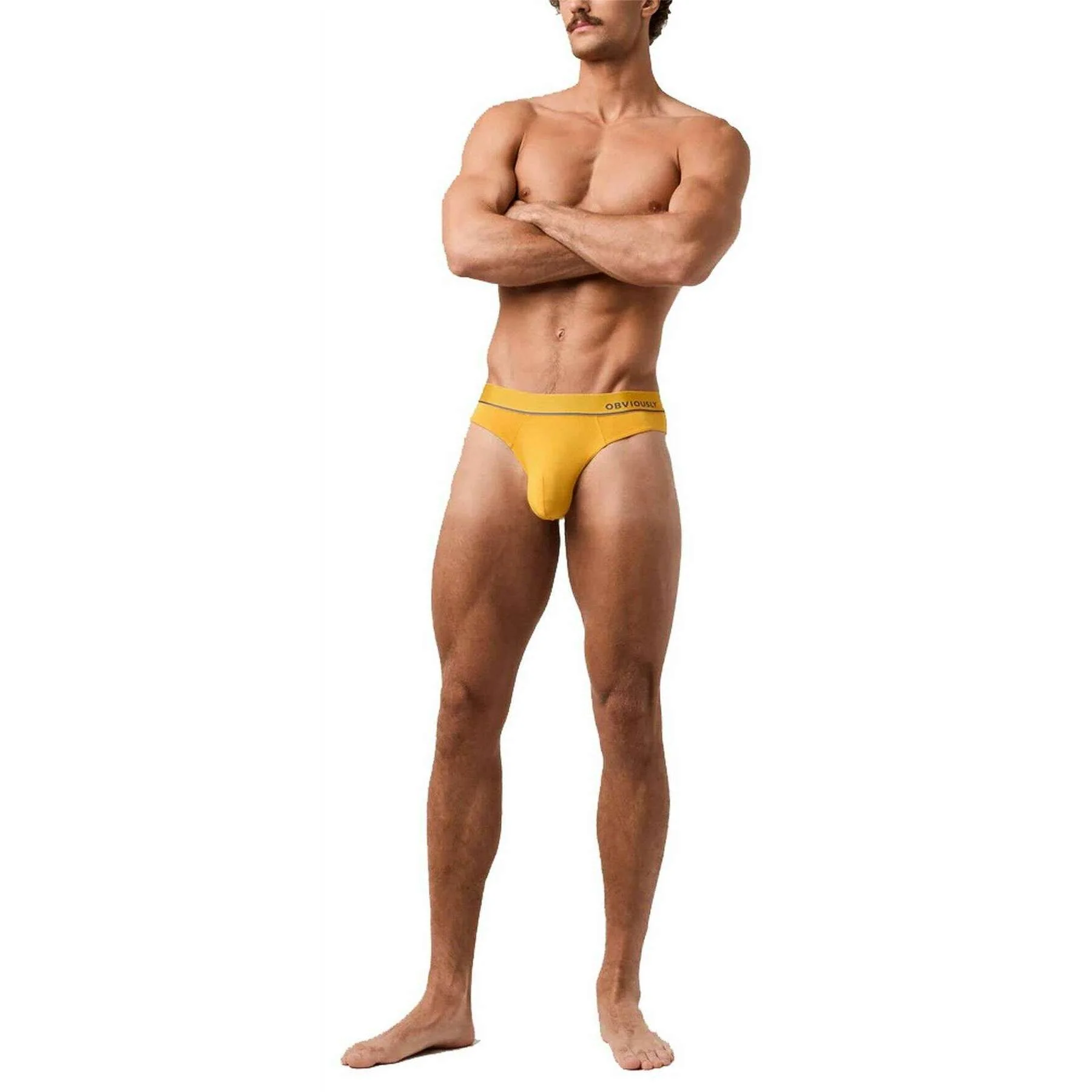 Obviously PrimeMan Hipster Brief - Gold - Image 3
