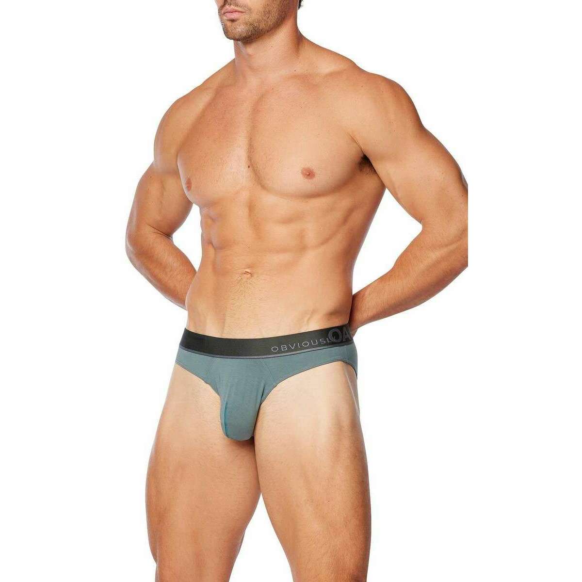 Obviously PrimeMan Hipster Brief - Slate Grey - Image 6