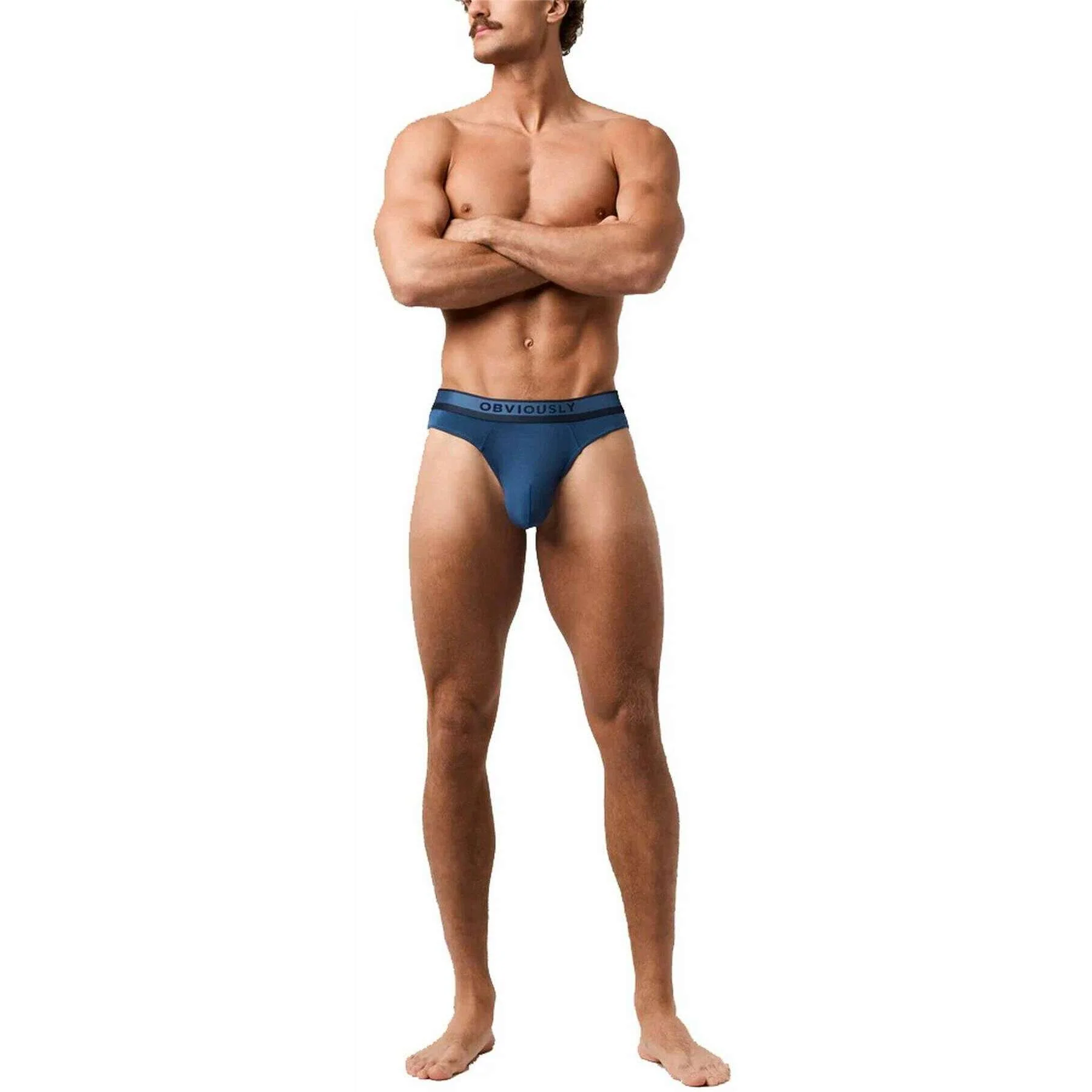 Obviously PrimeMan Hipster Brief - Titan Blue - Image 4