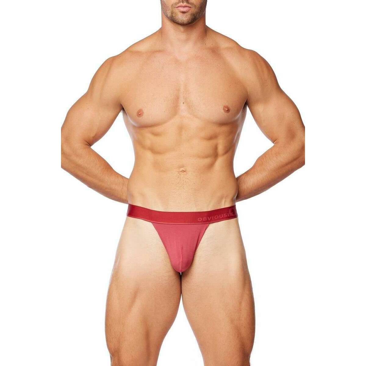 Obviously PrimeMan Jockstrap - Brick Red - Image 3