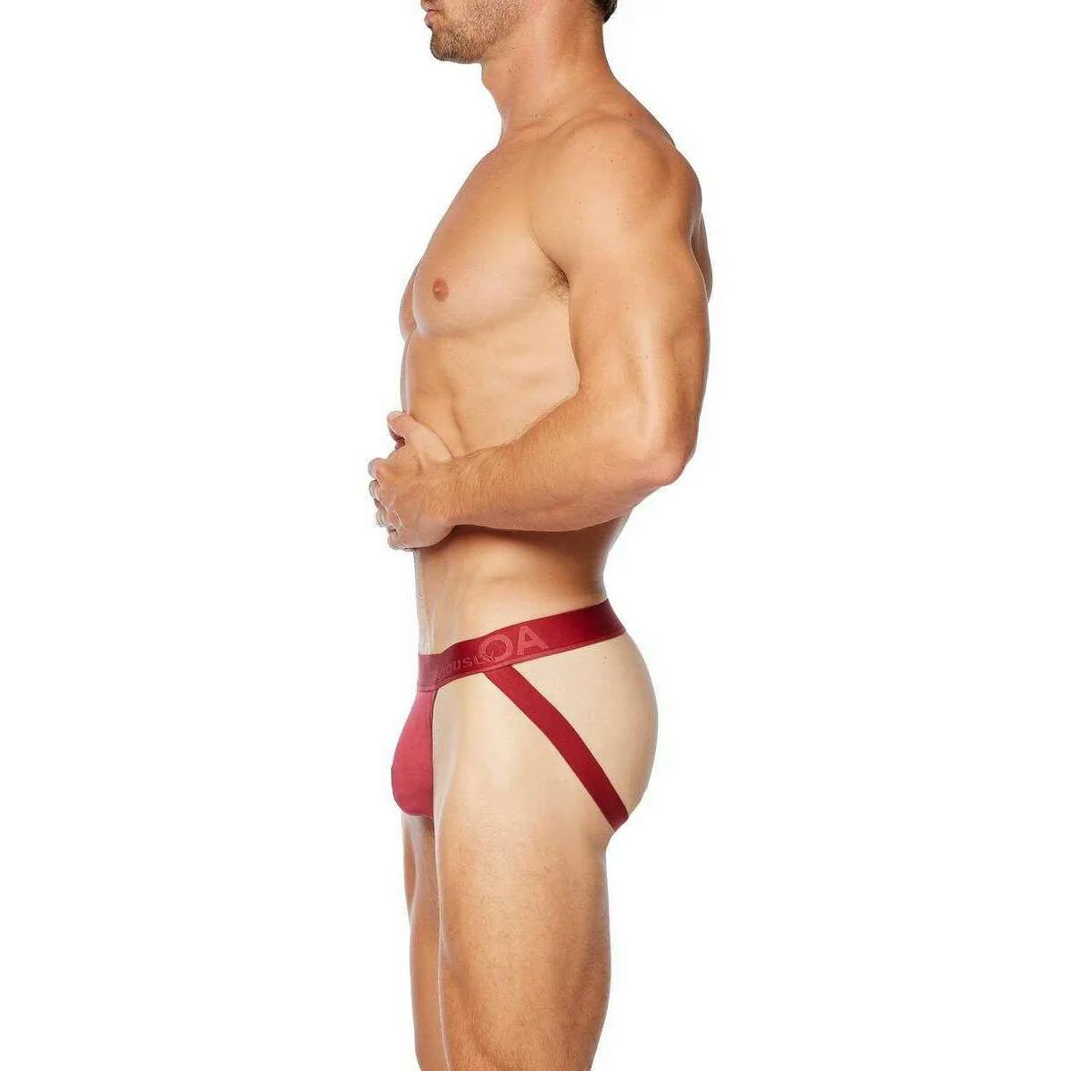 Obviously PrimeMan Jockstrap - Brick Red - Image 4