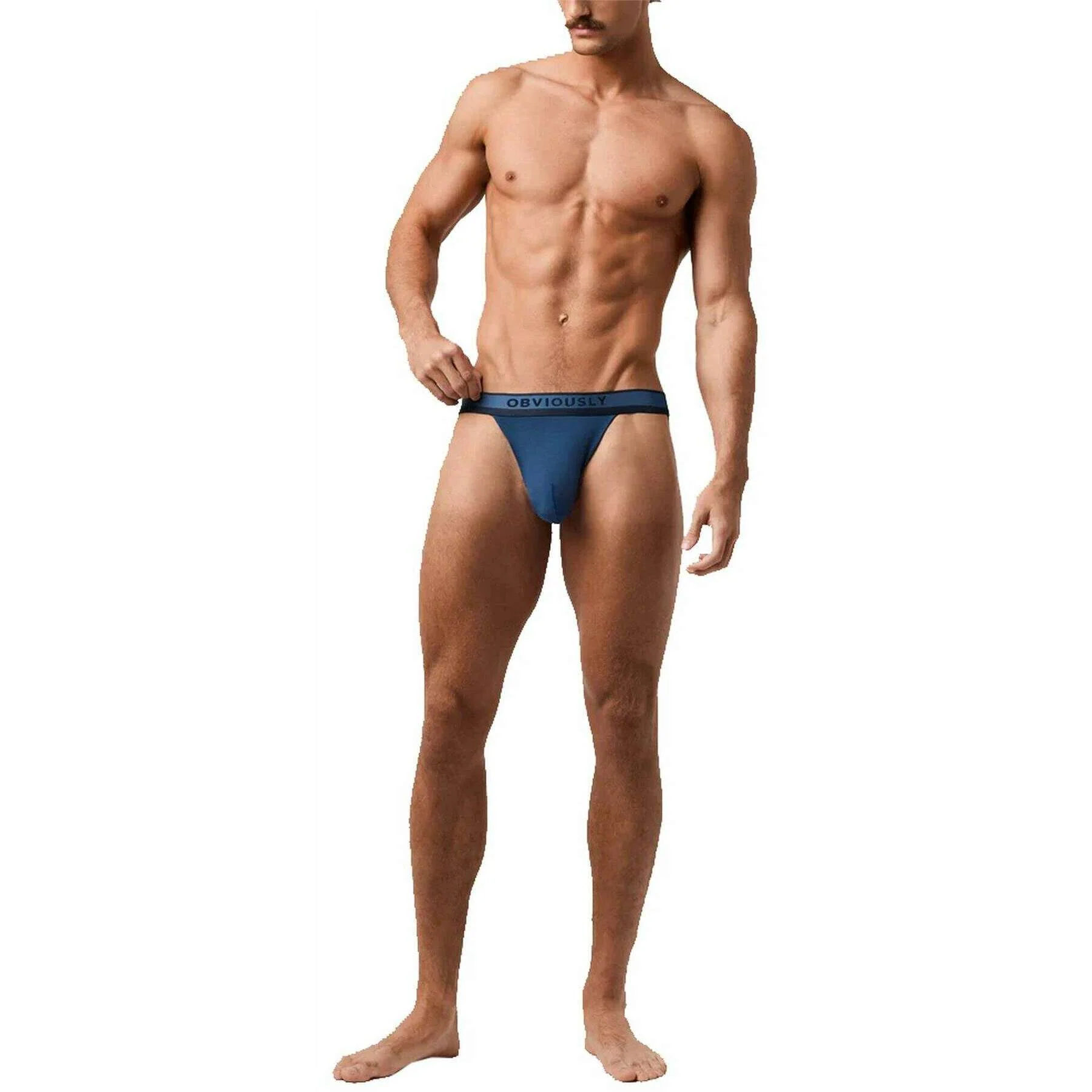 Obviously PrimeMan Jockstrap - Titan Blue