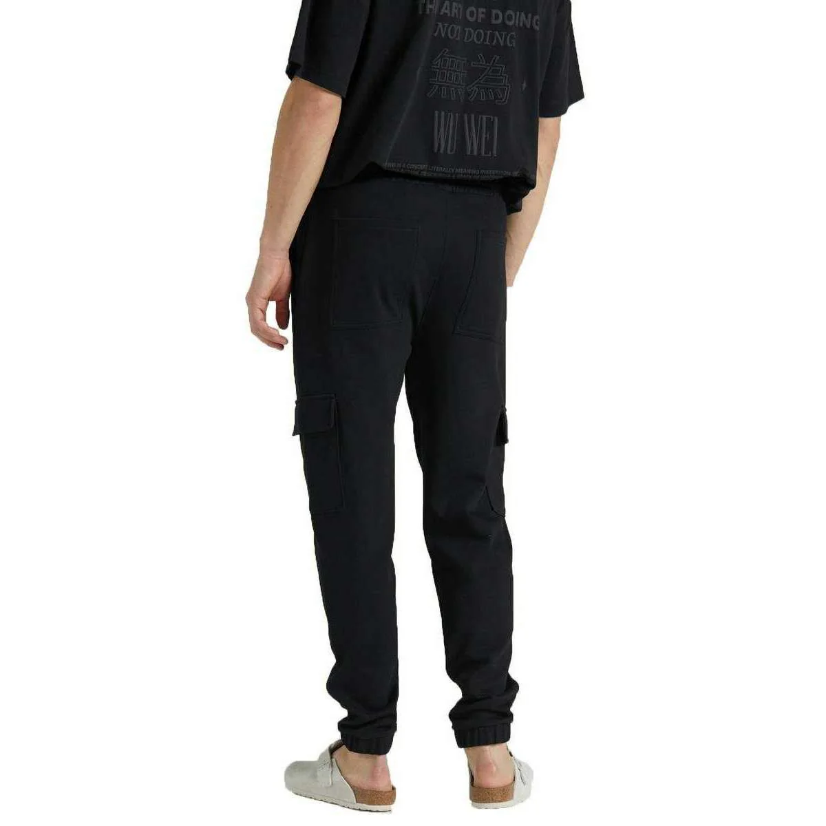 Original Creator The Art Of Doing Nothing Smart Cargo Joggers - Jet Black - Image 3