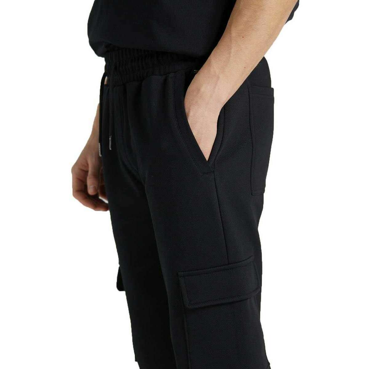 Original Creator The Art Of Doing Nothing Smart Cargo Joggers - Jet Black - Image 6