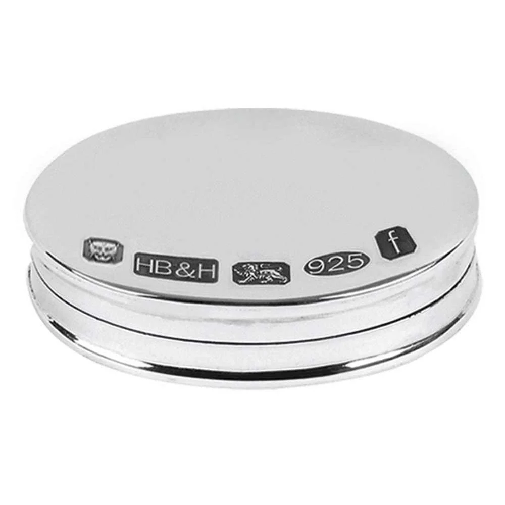 Orton West Display Hallmark Pill Box - Silver