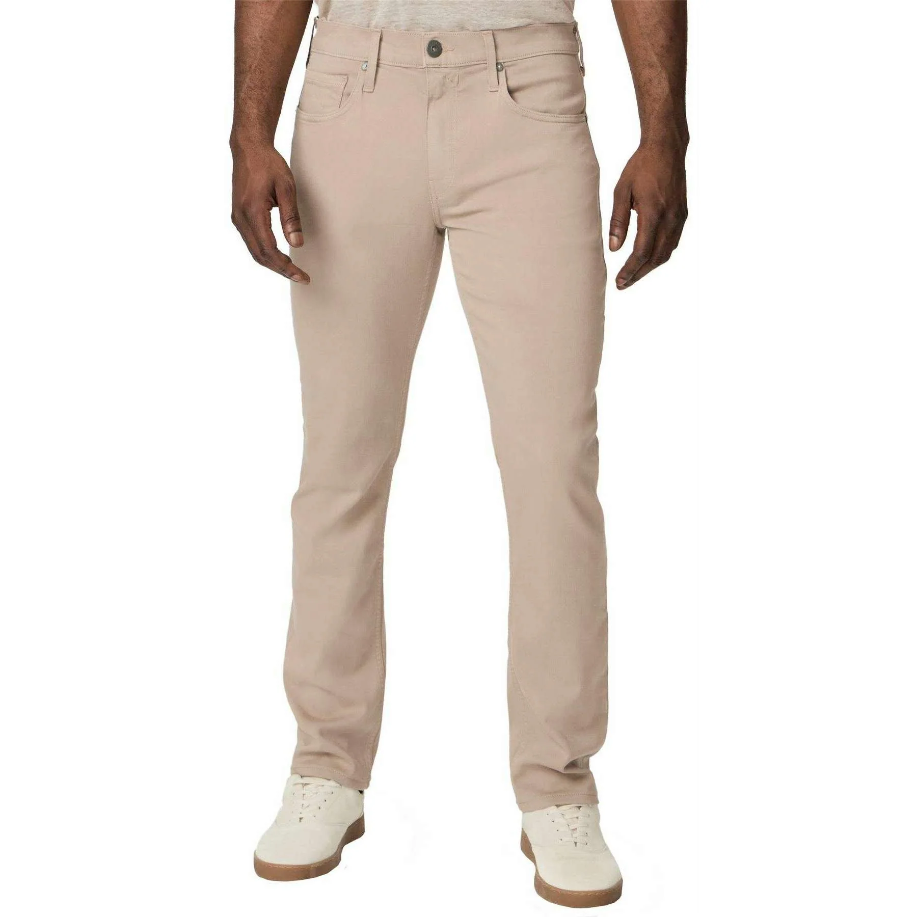 PAIGE Federal Slim Straight Jeans - Toasted Almond Beige