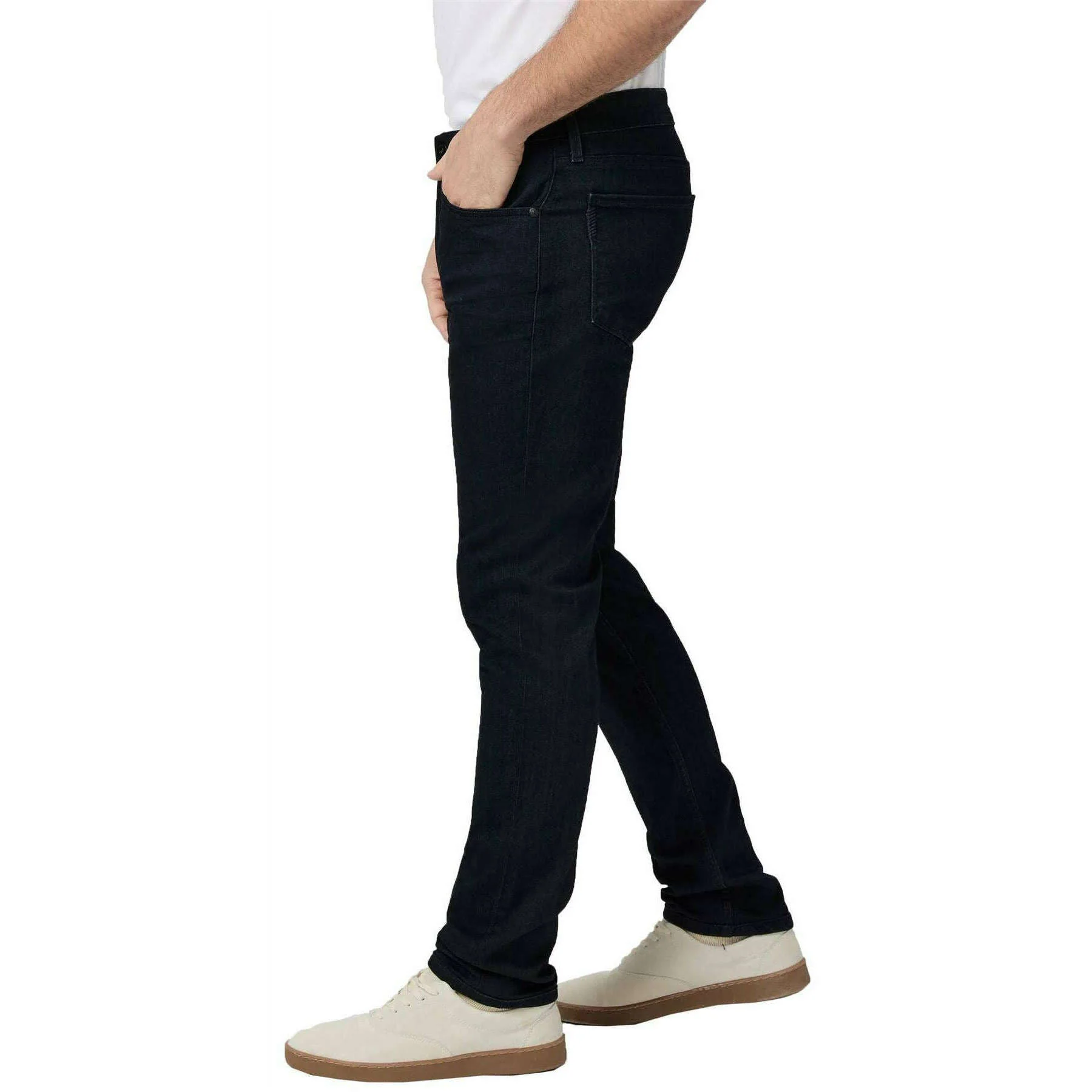 PAIGE Lennox Slim Jeans - Inkwell Blue - Image 3