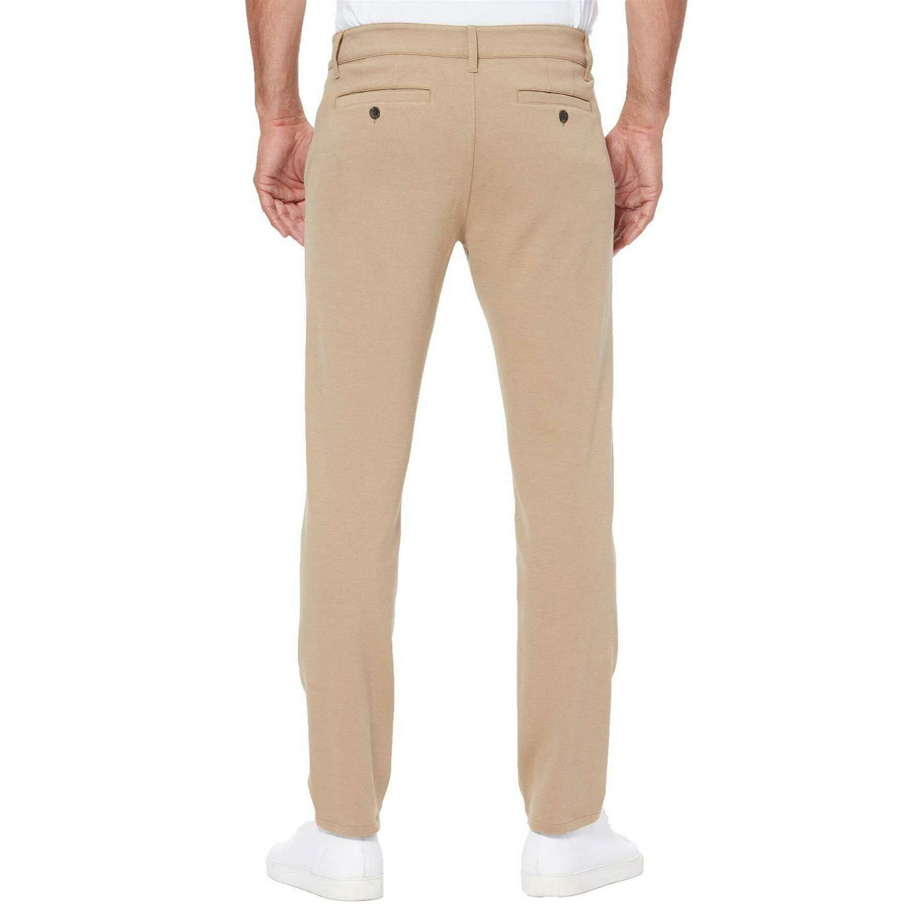 PAIGE Stafford Modern Trousers - Golden Elm Beige - Image 2