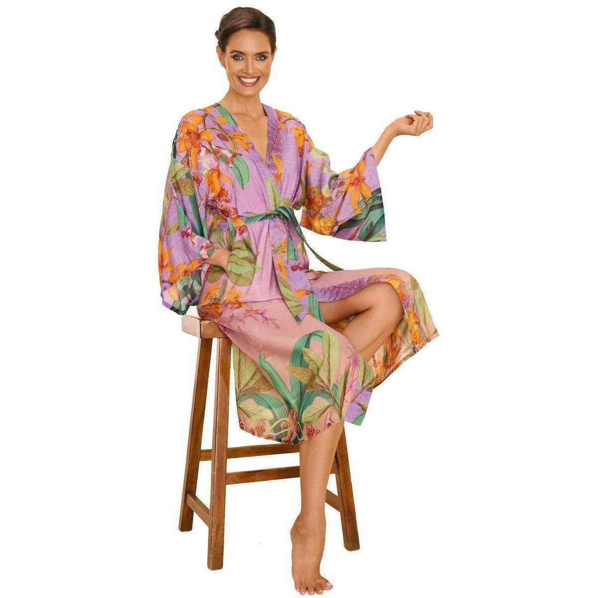 Powder Botany Bliss Kimono Gown - Lavender Purple - Image 2