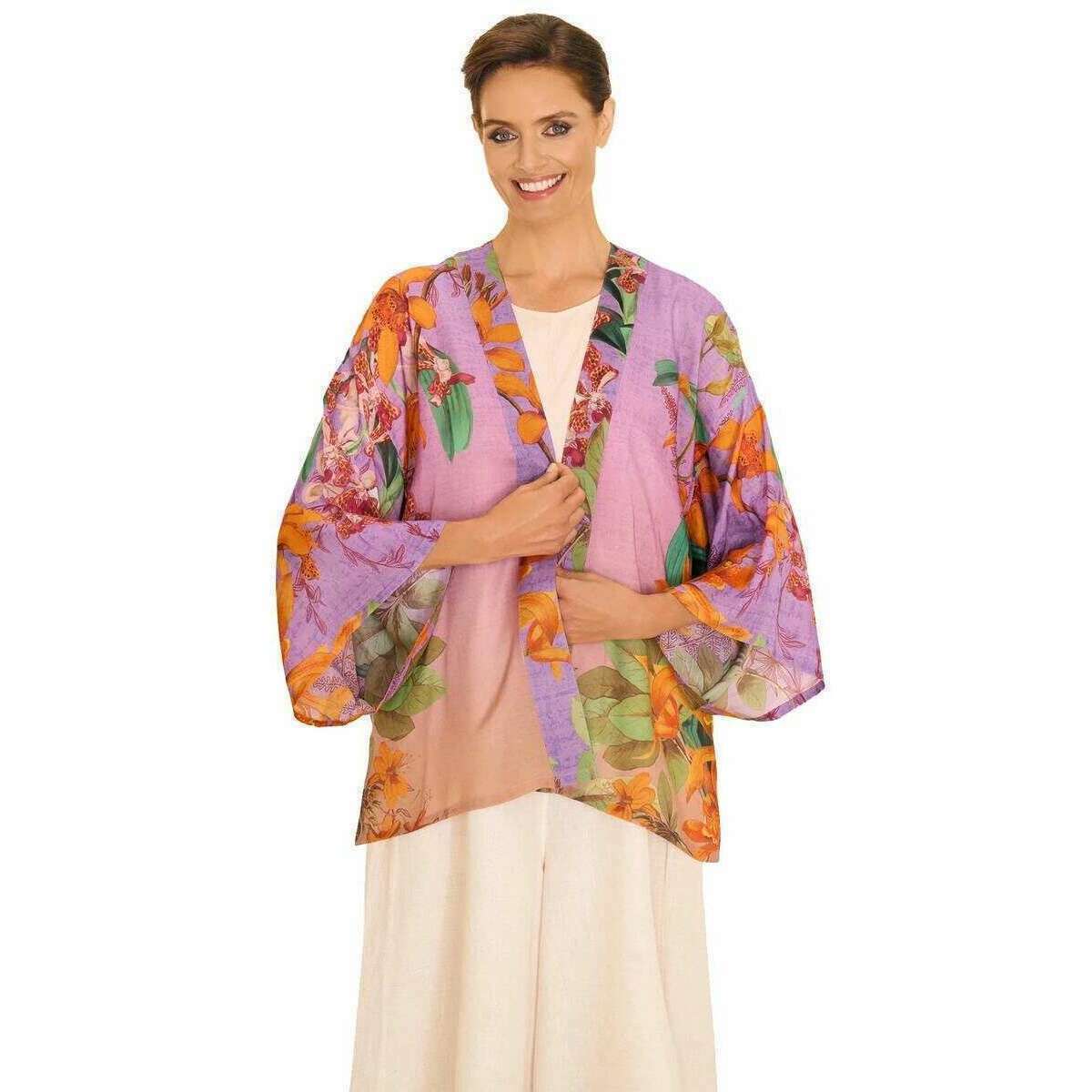 Powder Botany Bliss Kimono Jacket - Lavender Purple - Image 2
