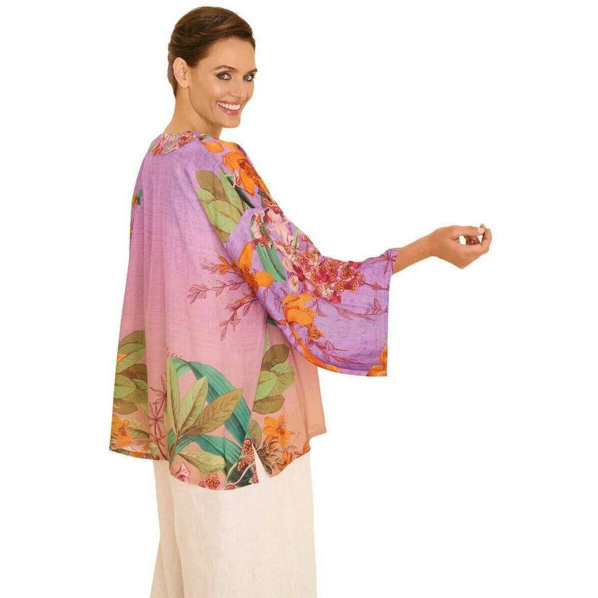 Powder Botany Bliss Kimono Jacket - Lavender Purple - Image 3