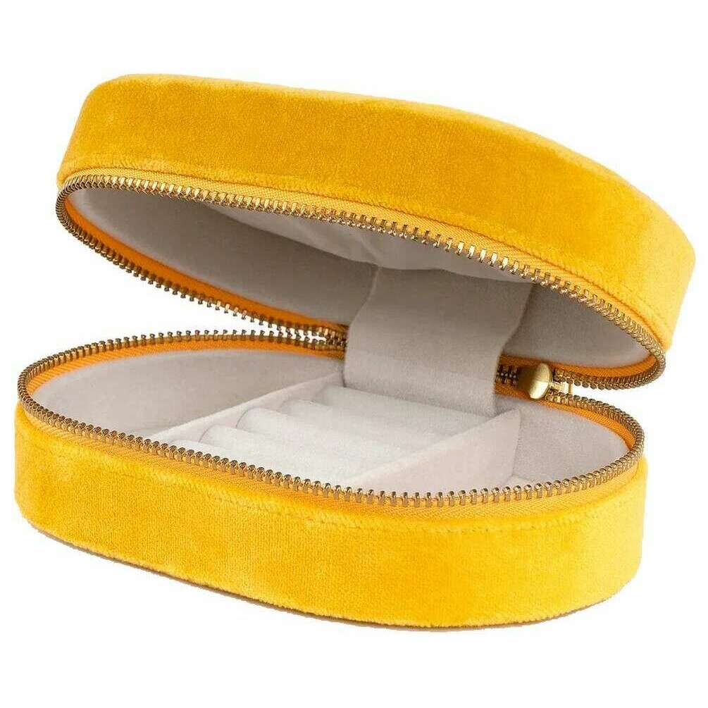 Powder Brilliant Bumblebee Oval Jewellery Box - Yellow/Purple/Orange - Image 2