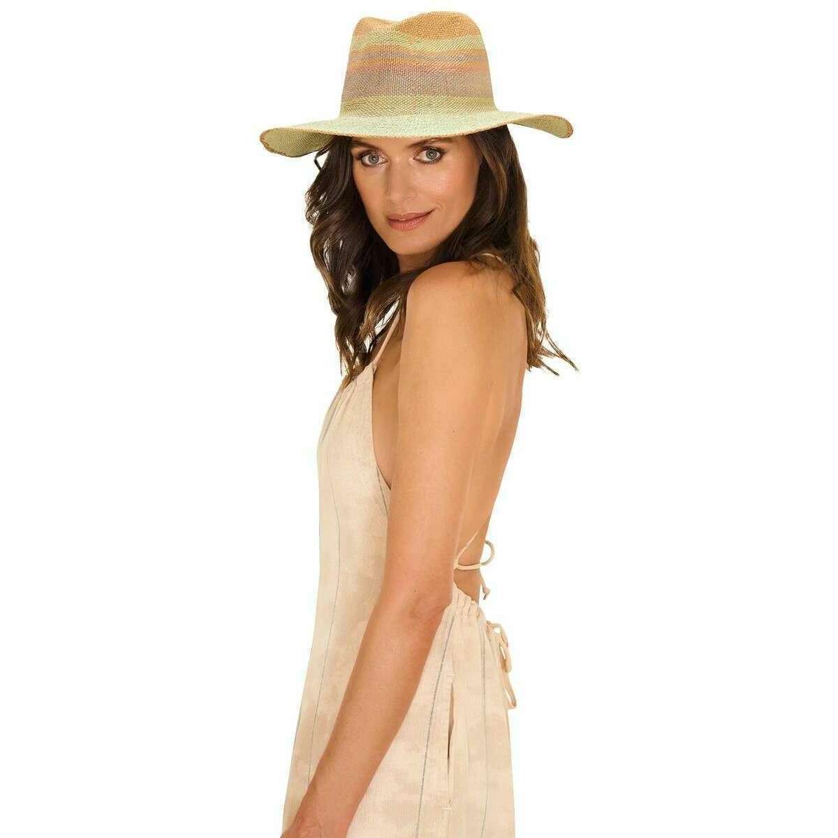Powder Daphne Striped Hat - Mint Green - Image 2
