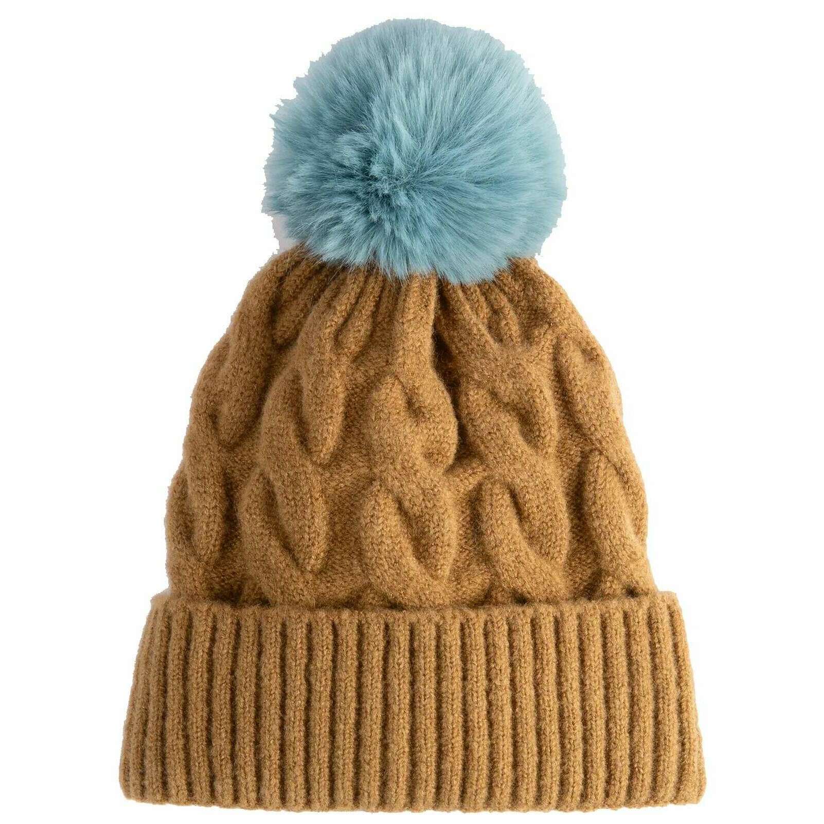Powder Elise Hat - Chocolate Brown/Ice Blue