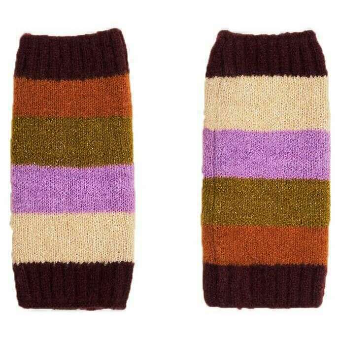 Powder Lilia Wrist Warmers - Vintage Mix