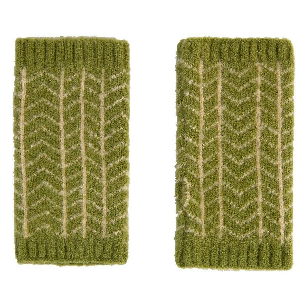 Powder Niamh Wrist Warmers - Olive Green