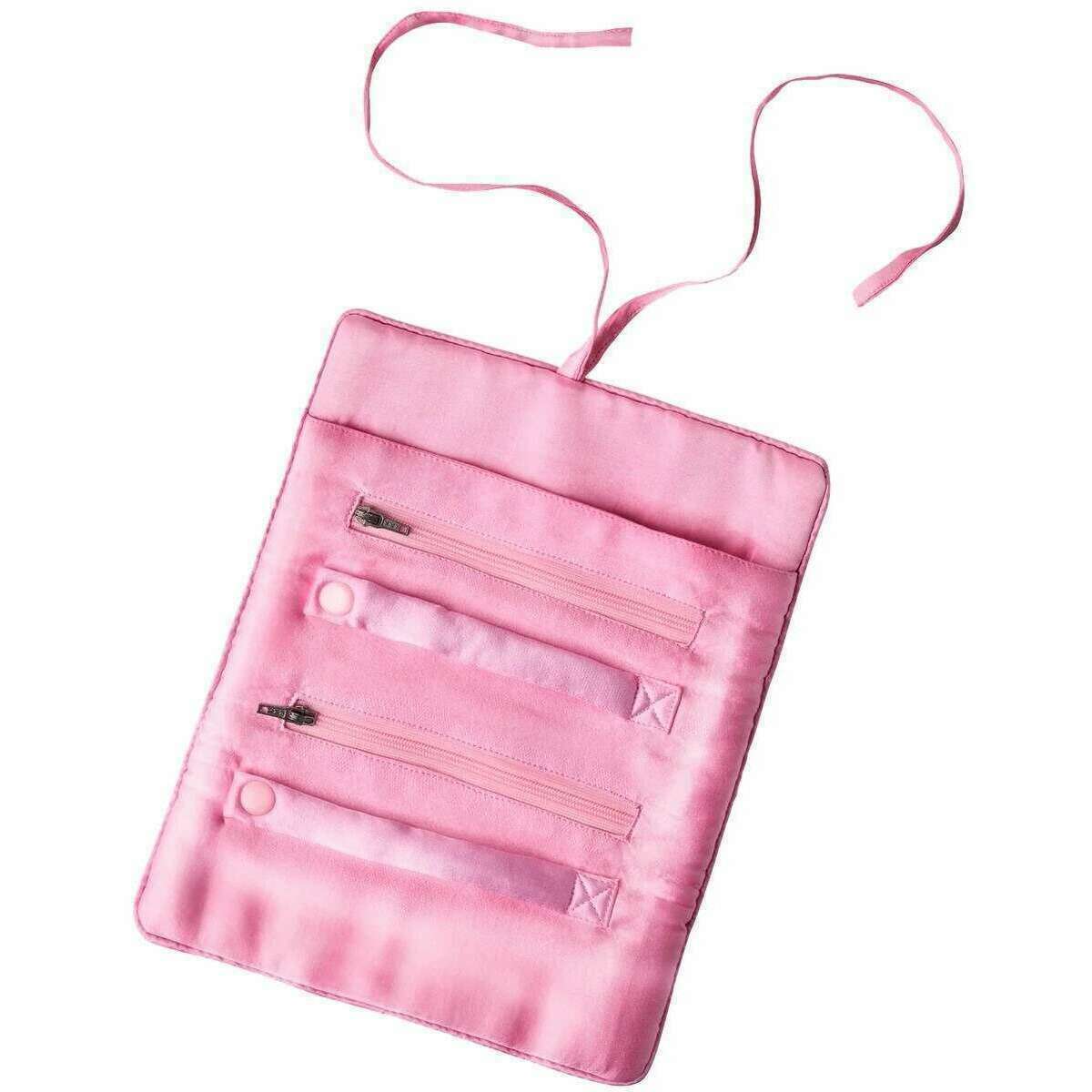 Powder Oriental Crane Jewellery Roll - Ochre Yellow - Image 2