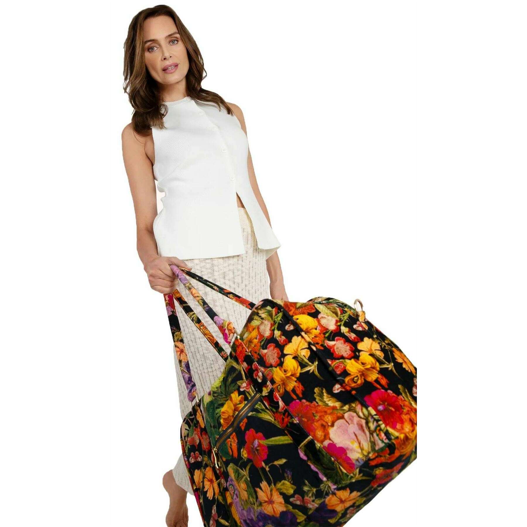 Powder Posy Luxe Weekender Bag - Navy - Image 3