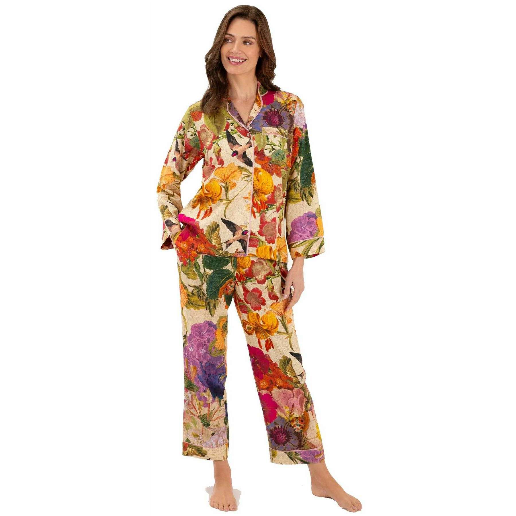 Powder Supersoft Autumn Posy Pyjamas - Cream