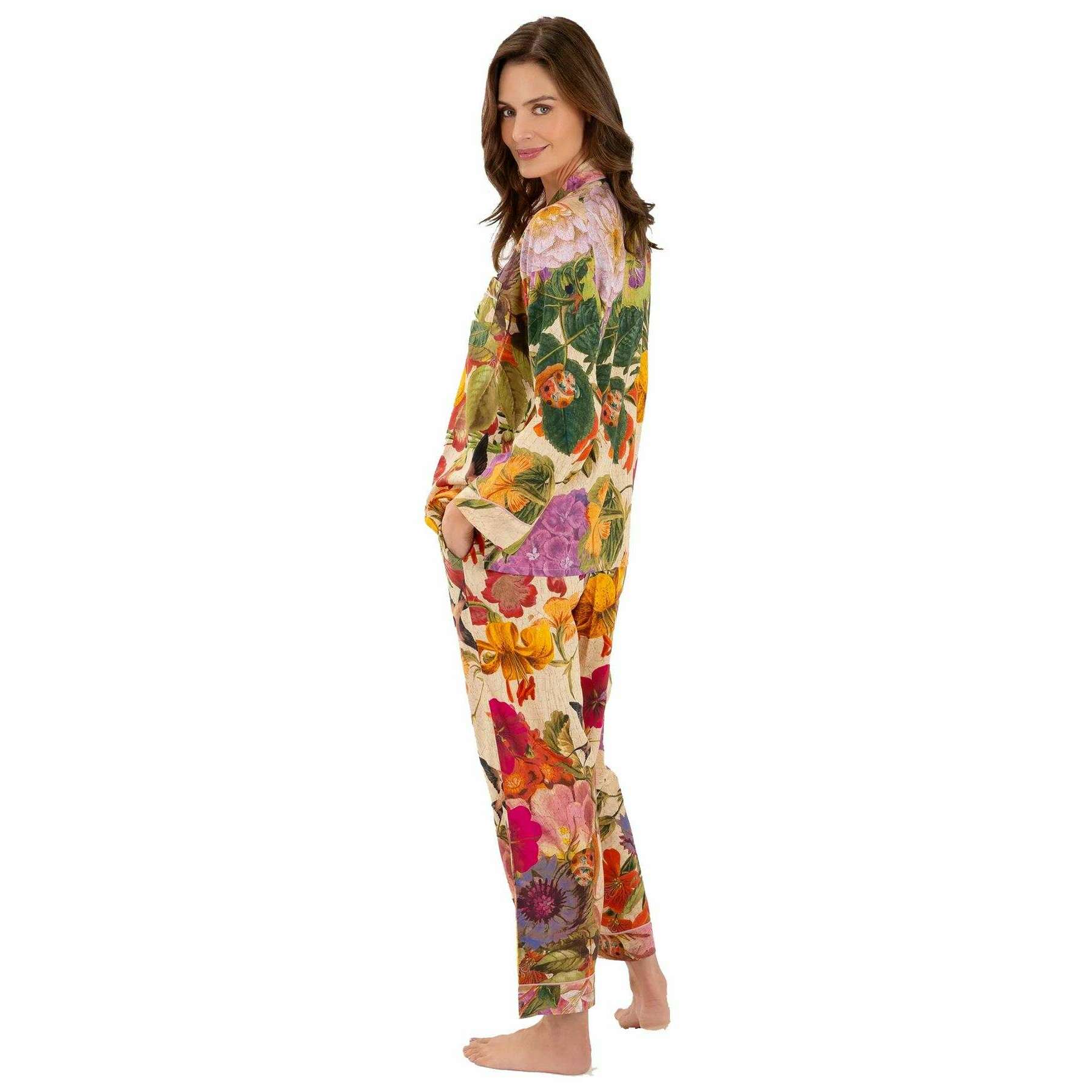 Powder Supersoft Autumn Posy Pyjamas - Cream - Image 2