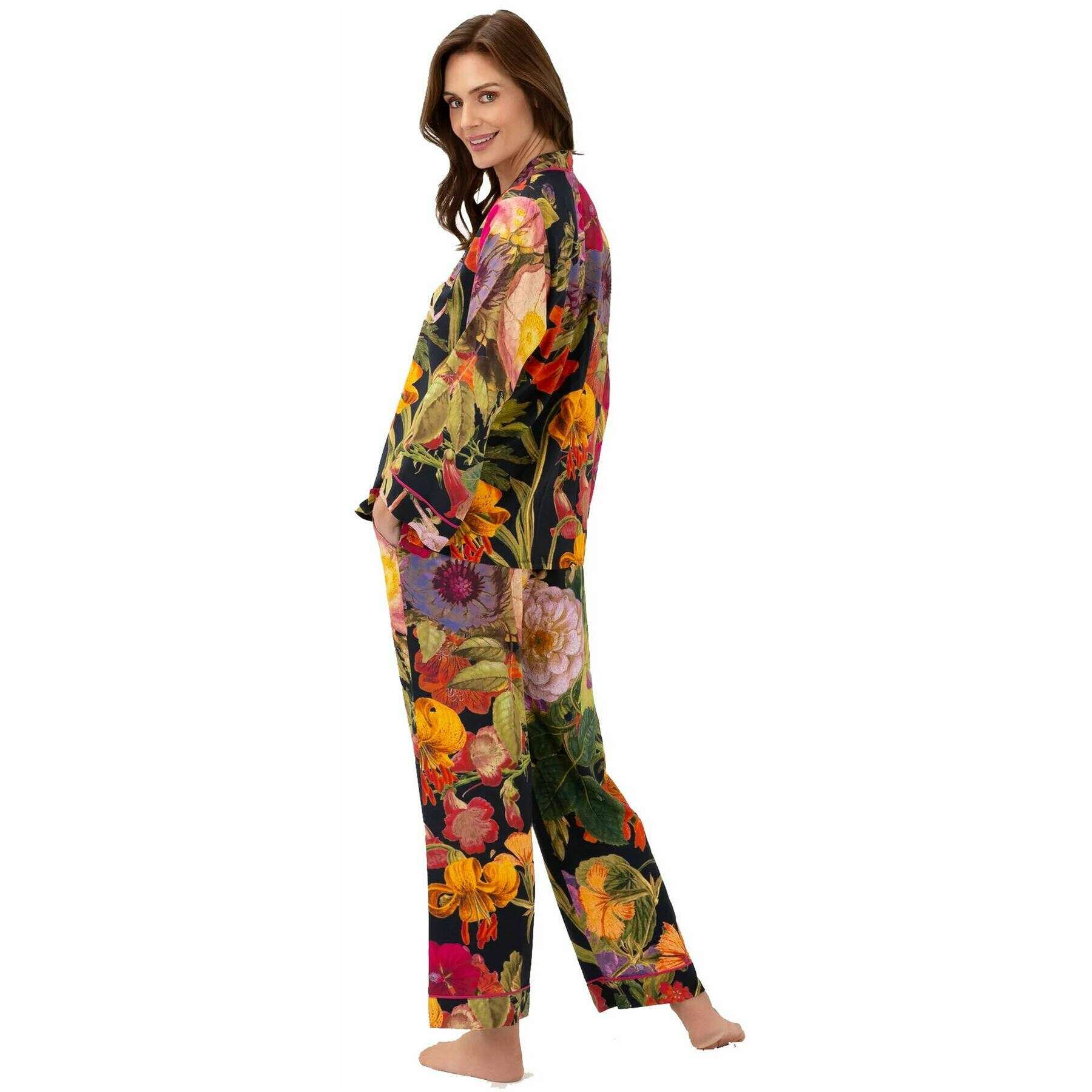 Powder Supersoft Autumn Posy Pyjamas - Midnight Navy - Image 2