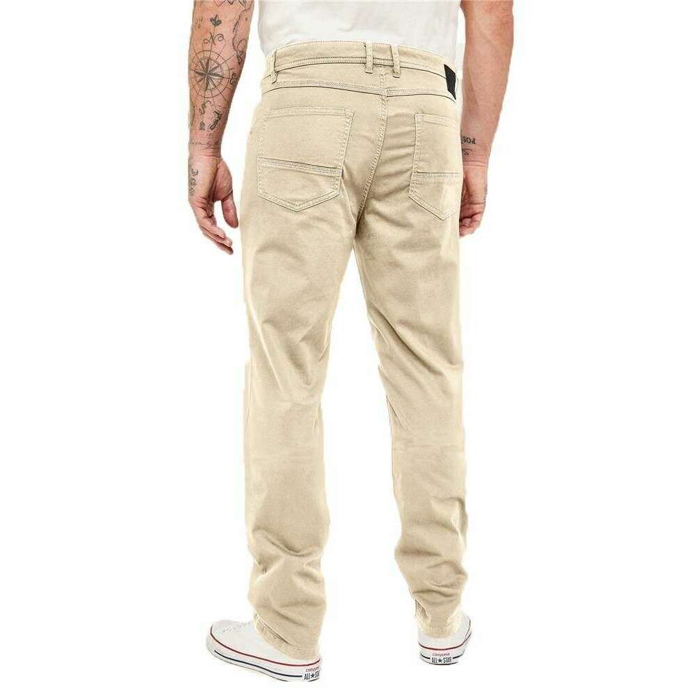 Redpoint Milton 5 Pocket Regular Fit Jeans - Beige - Image 3