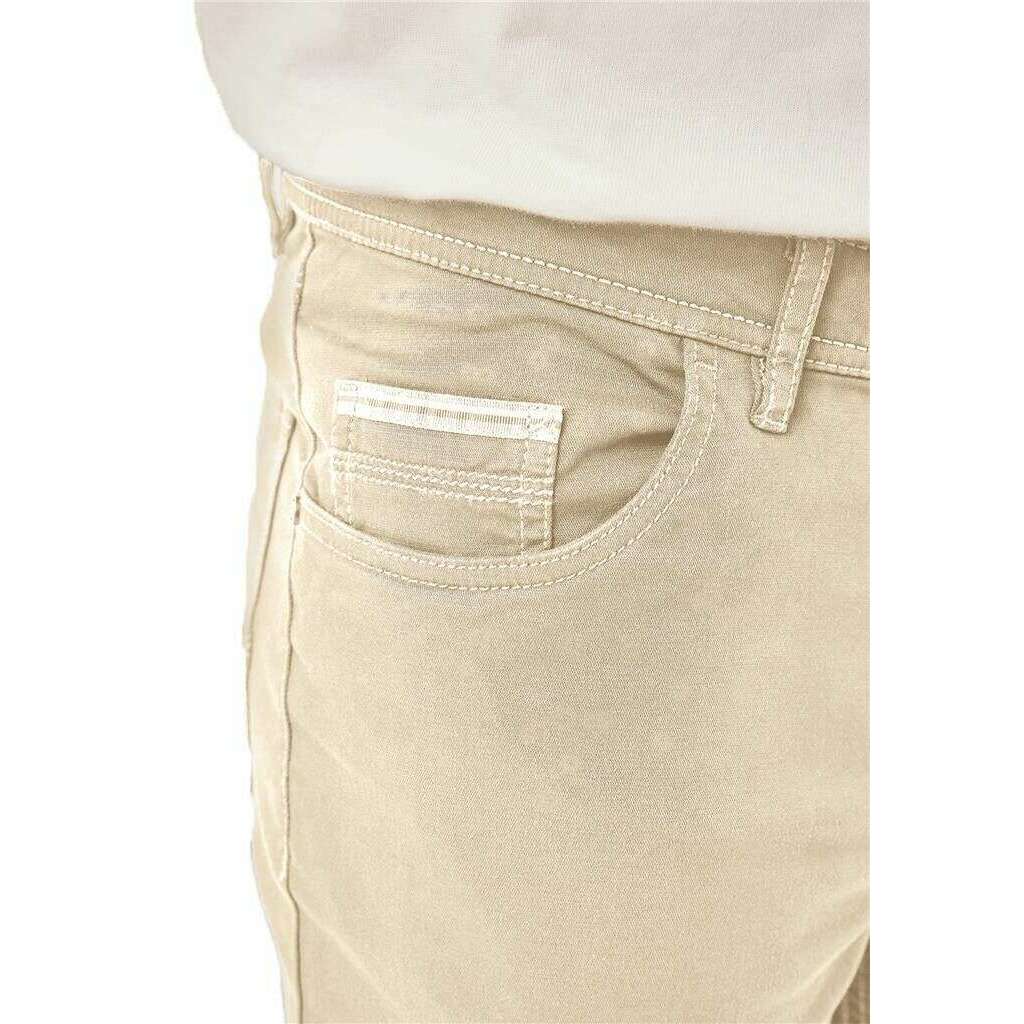 Redpoint Milton 5 Pocket Regular Fit Jeans - Beige - Image 4