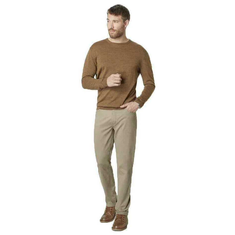Redpoint Montreal 5-Pocket Modern Fit Chinos - Beige - Image 7