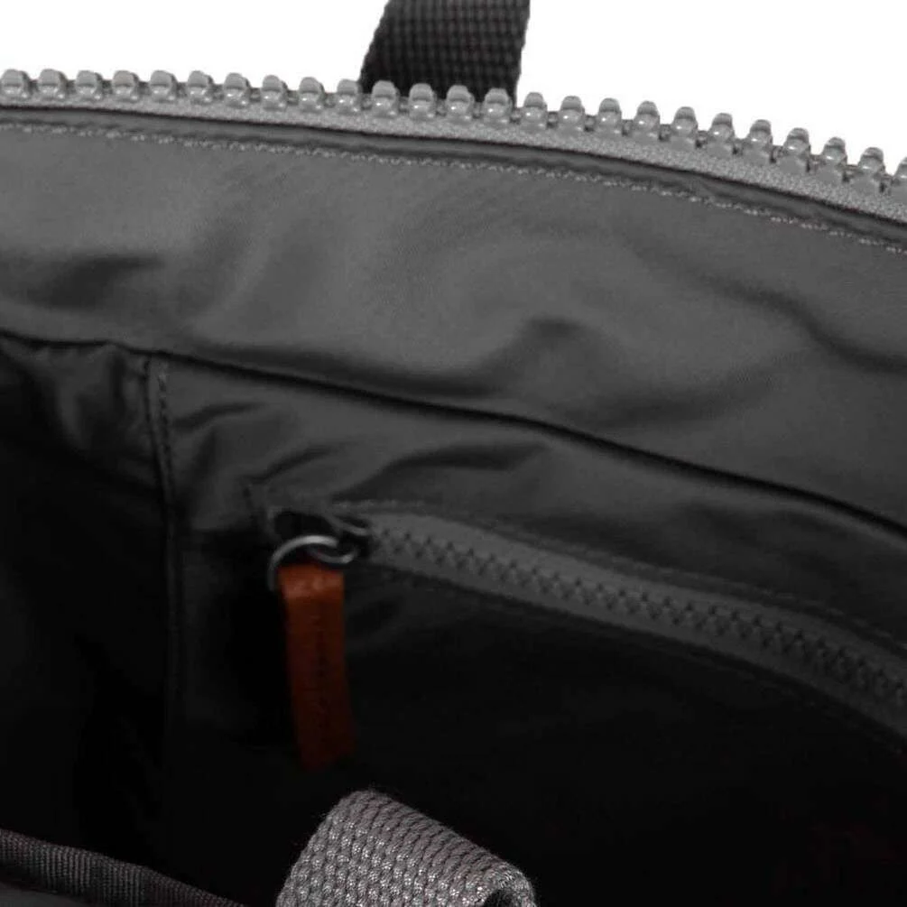 Roka Bantry B Medium Sustainable Nylon Backpack - Graphite Grey - Image 6