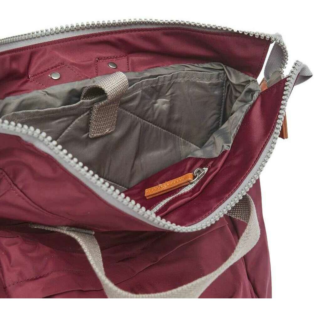 Roka Bantry B Medium Sustainable Nylon Backpack - Plum Purple - Image 4
