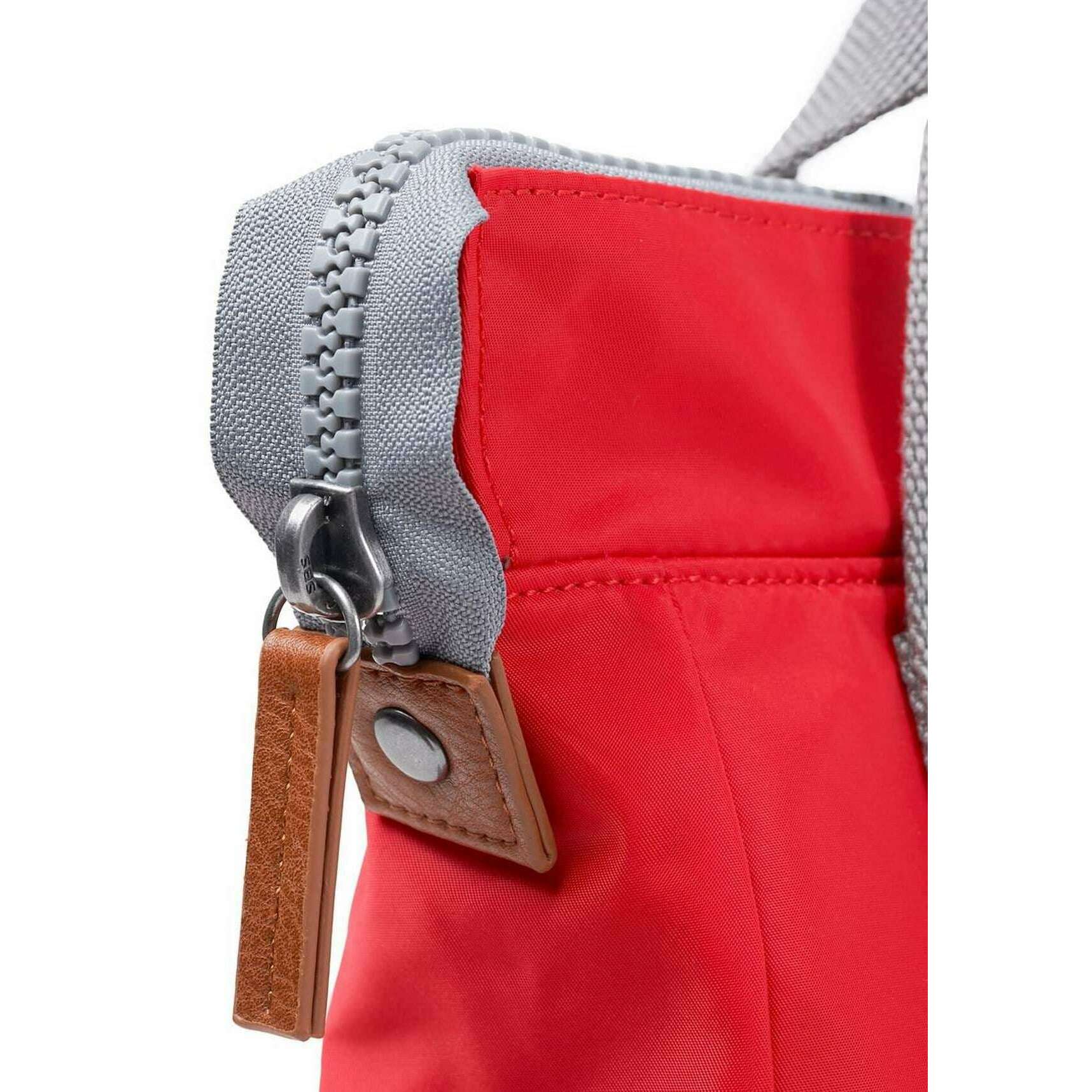 Roka Bantry B Small Recycled Nylon Backpack - Chilli Oil Red - Image 6