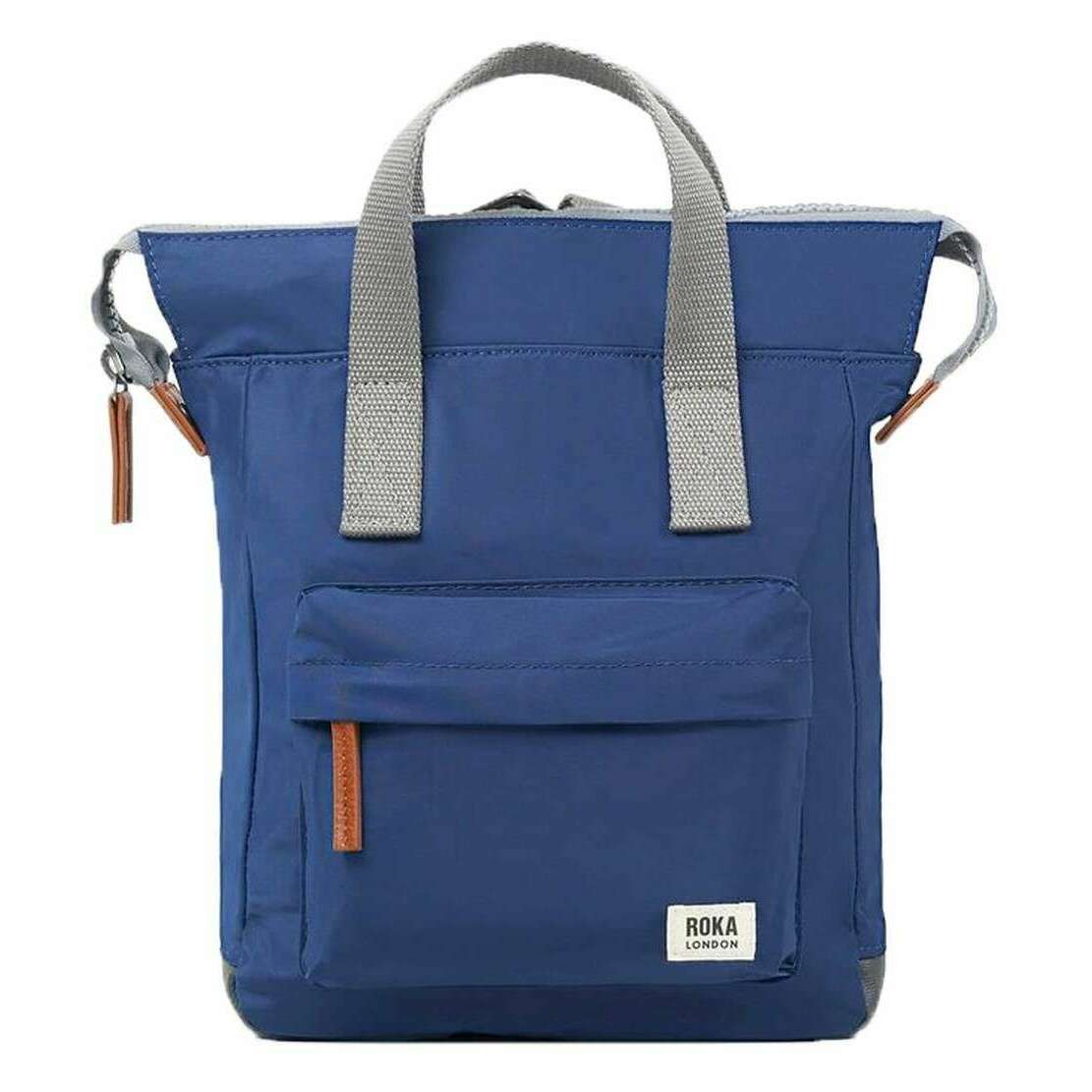Roka Bantry B Small Recycled Nylon Backpack - Crisp Blue